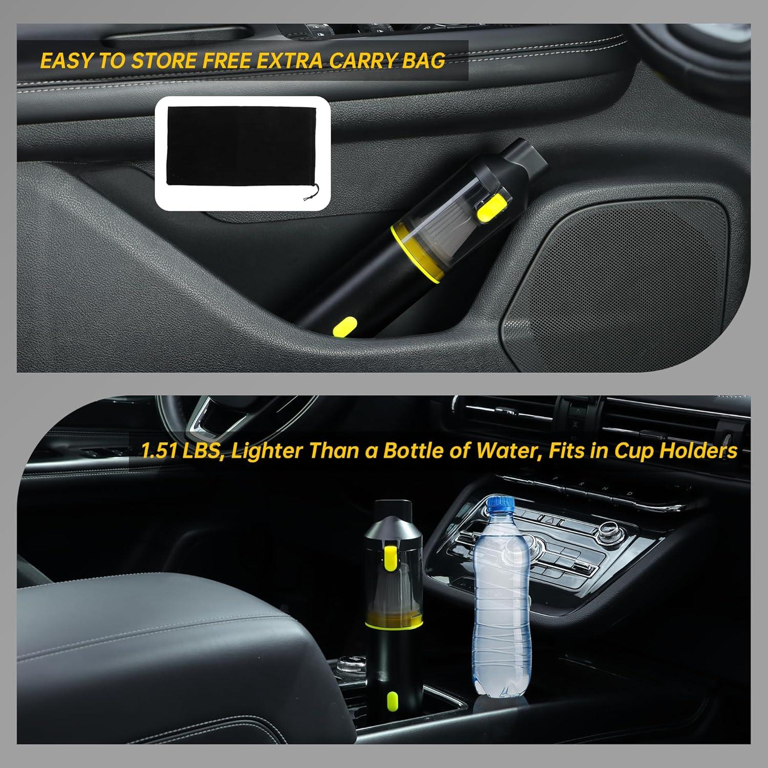 Aspiradora Mini Inalámbrica Cros VAC101 4-en-1 21kPa 0.69kg
