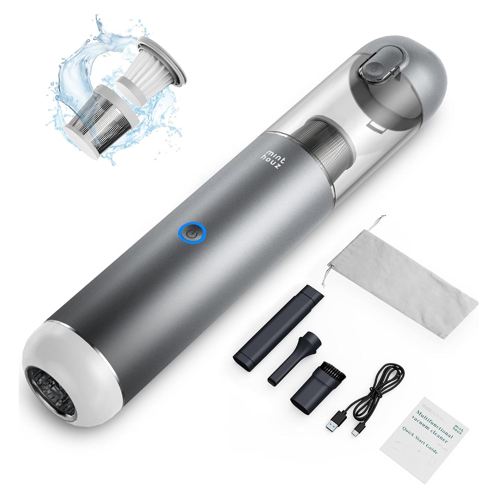 Aspiradora de Mano Inalámbrica Minthouz L011W-2 17000Pa 120W