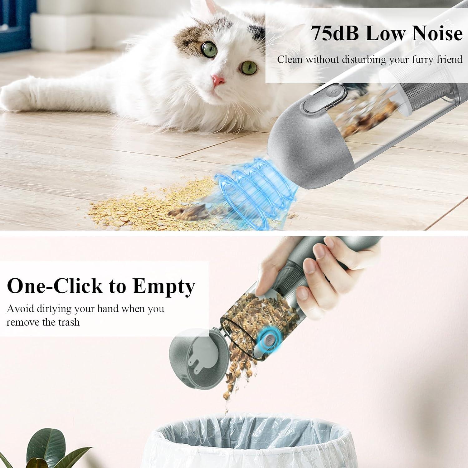 Aspiradora de Mano Inalámbrica Minthouz L011W-2 17000Pa 120W