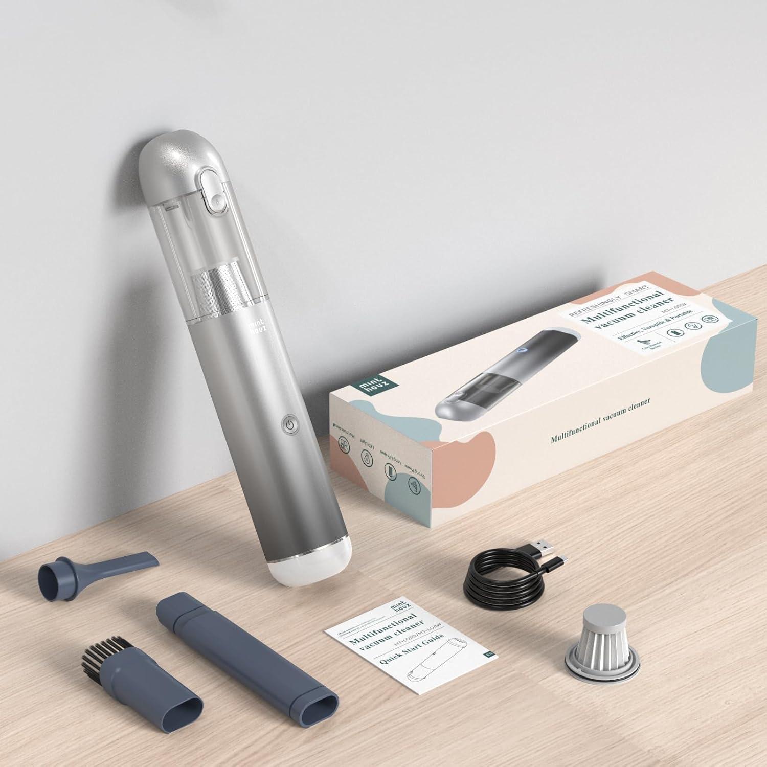 Aspiradora de Mano Inalámbrica Minthouz L011W-2 17000Pa 120W