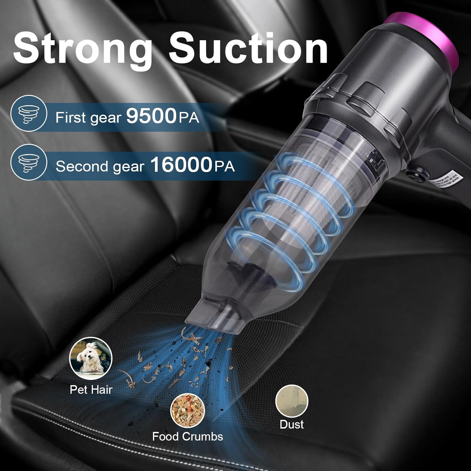 Aspiradora de Coche Kincown SW-103 Inalámbrica 16000PA