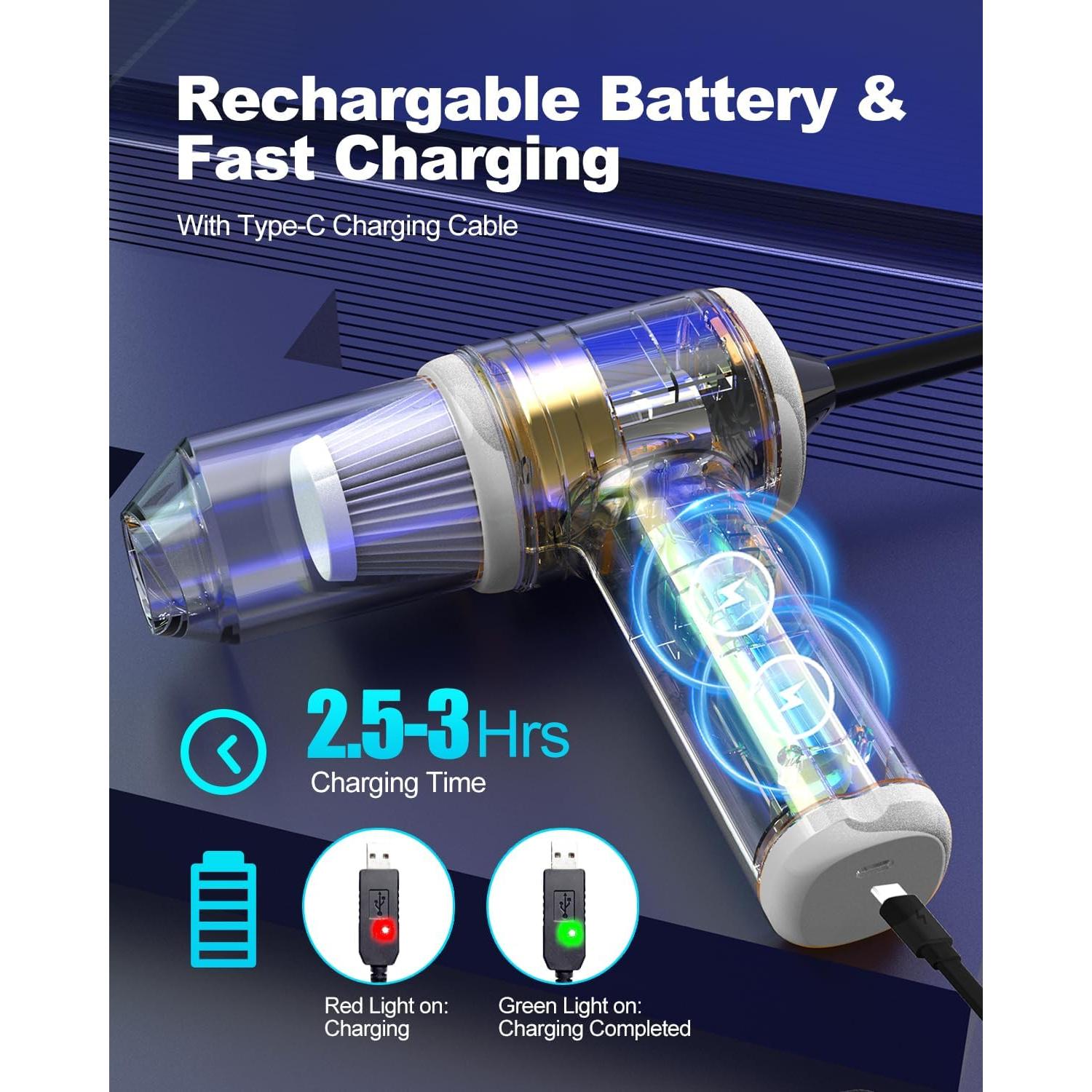 Aspiradora de Mano Treayes Z9 ULTRA 22000PA Sin Cable Plata