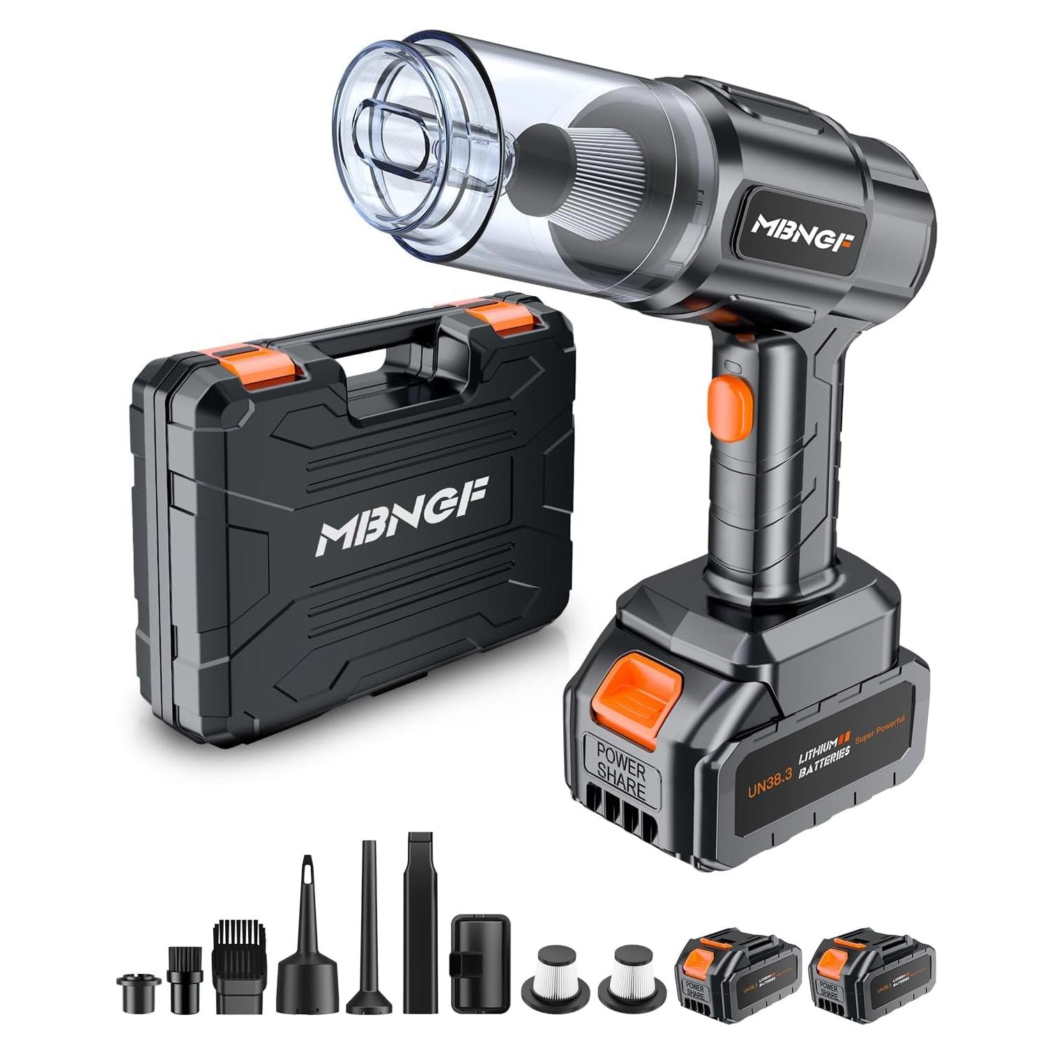 Aspiradora de Coche Inalámbrica MBNGF X9 ULTRA 35000PA