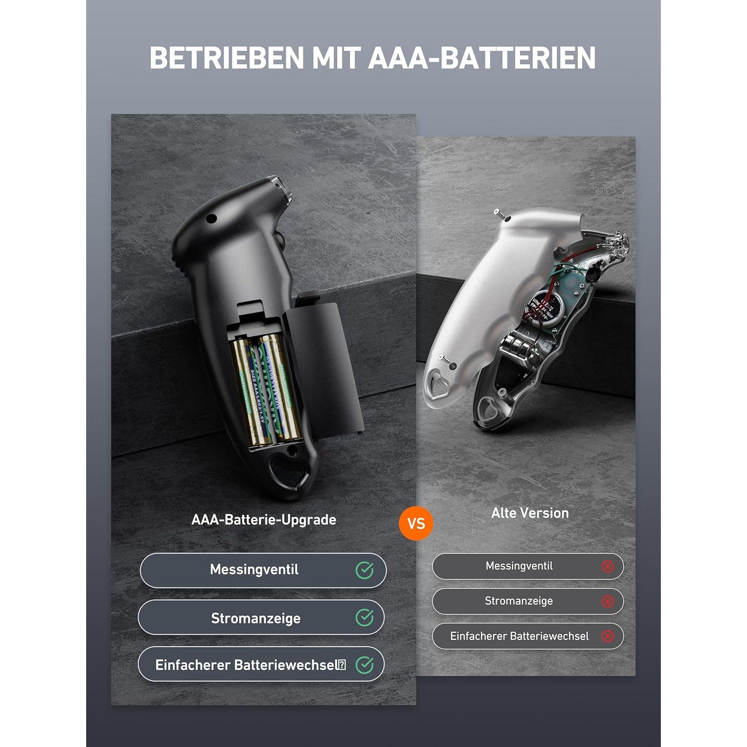 Medidor de Presión de Neumáticos Digital AstroAI - Paquete de 2