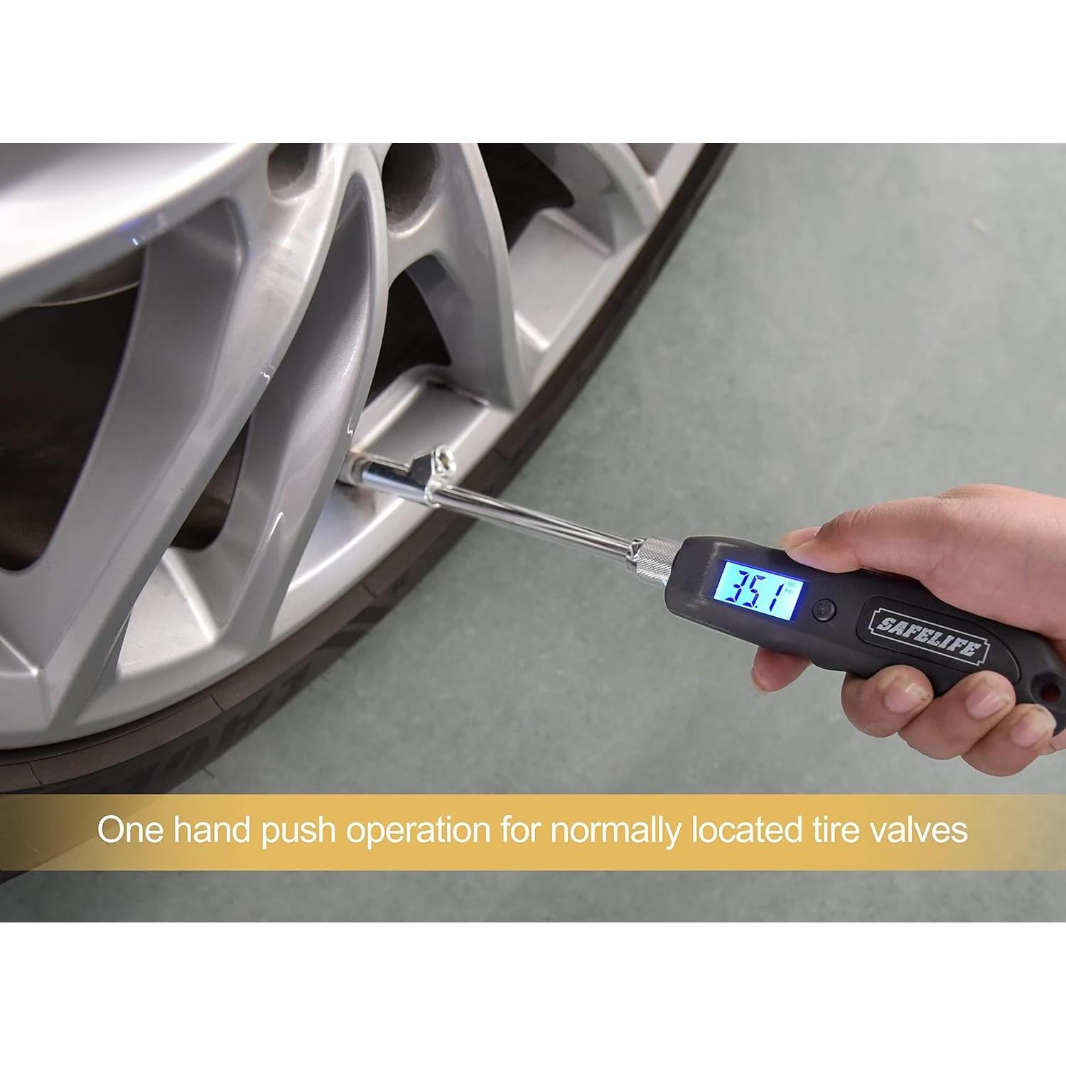 Medidor Digital de Presión de Neumáticos SAFELIFE 230 PSI