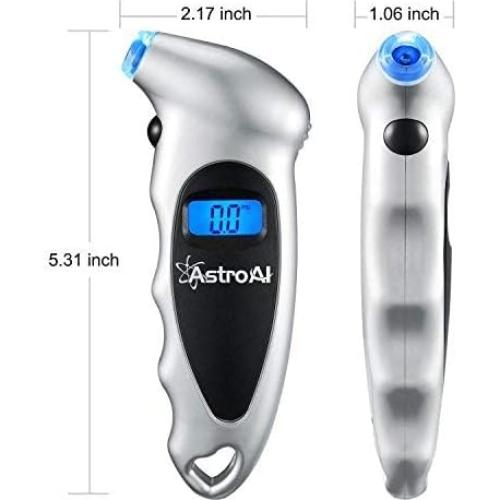 Medidor Digital de Presión de Neumáticos AstroAI 10 Bar + Multímetro Digital