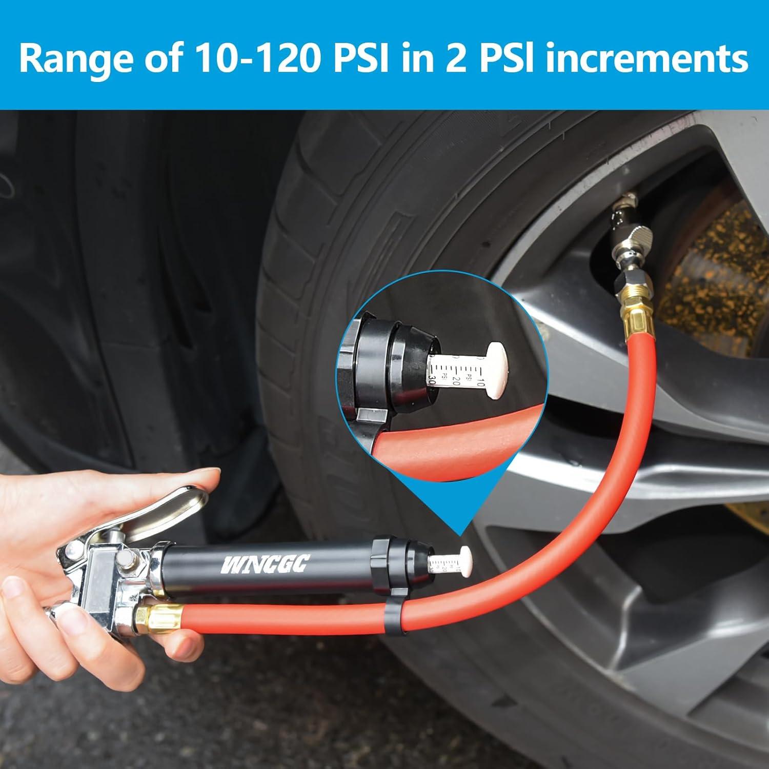 Manómetro Inflador de Neumáticos WNCGC 10-120 PSI 30.48 cm