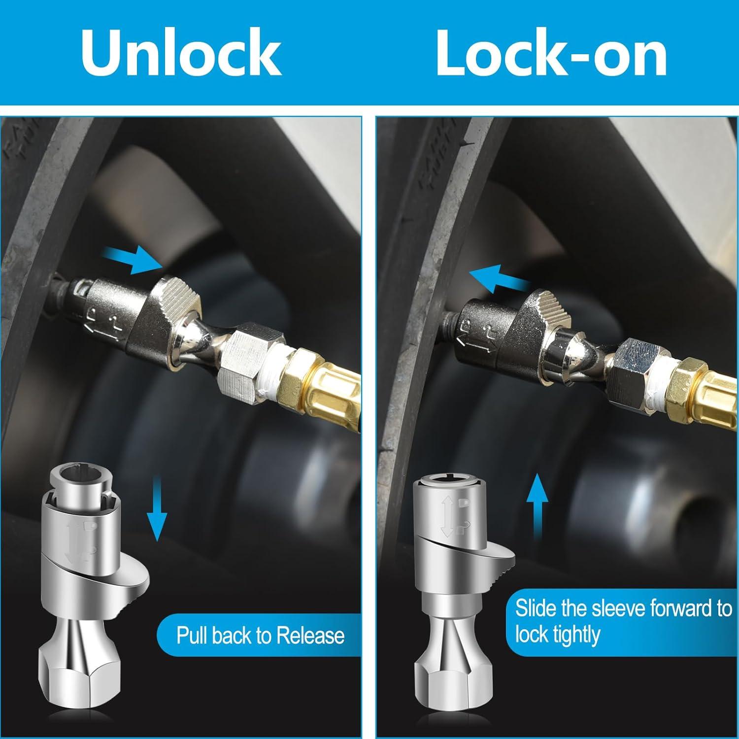 Manómetro Inflador de Neumáticos WNCGC 10-120 PSI 30.48 cm