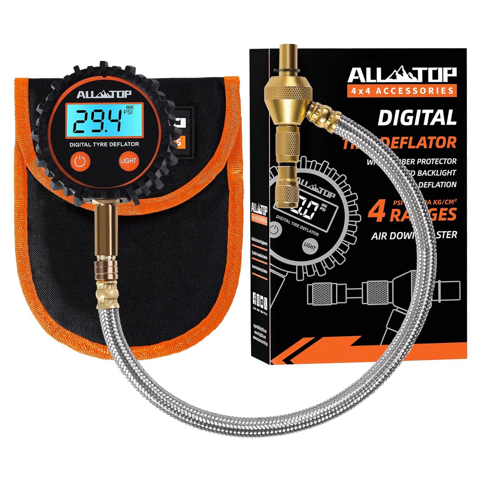 Desinflador Digital de Neumáticos ALL-TOP 250 PSI - Manómetro Preciso