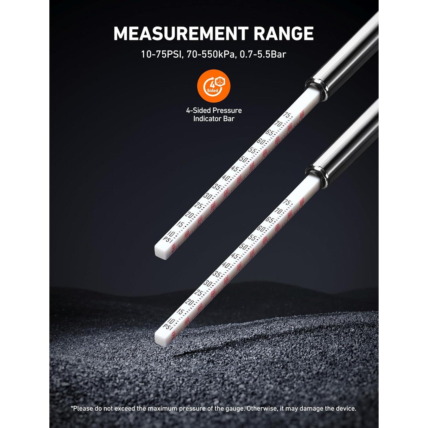 Medidor de Presión de Neumáticos AstroAI Digital x2 con Inflador