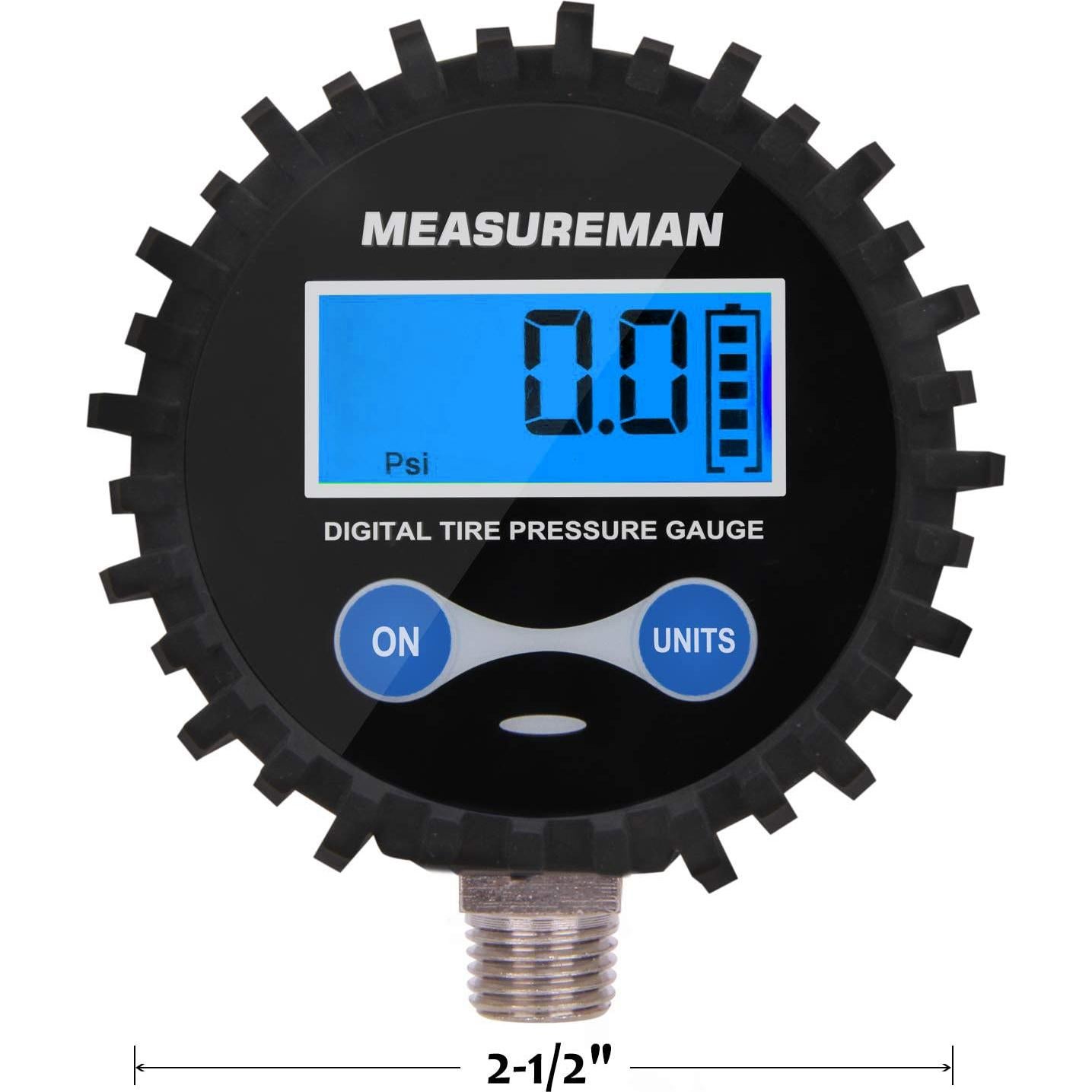 Medidor Digital de Presión de Aire Measureman 0-200psi