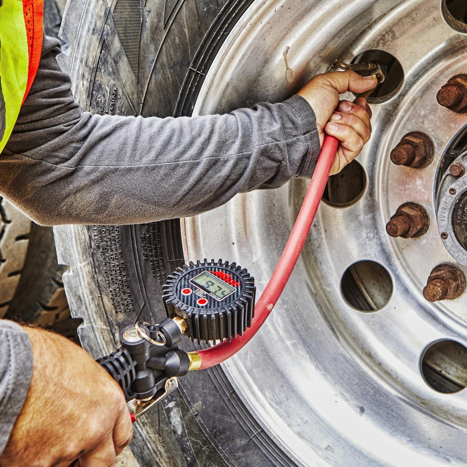 Inflador Digital de Neumáticos Milton S-576D con Manómetro