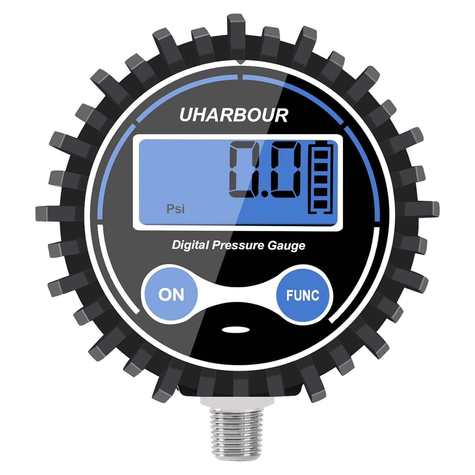Manómetro Digital de Presión de Aire Uharbour 5-200 PSI