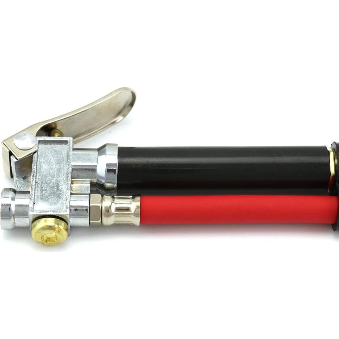 Inflador de Neumáticos QWORK con Manómetro Doble Cabeza 120 PSI