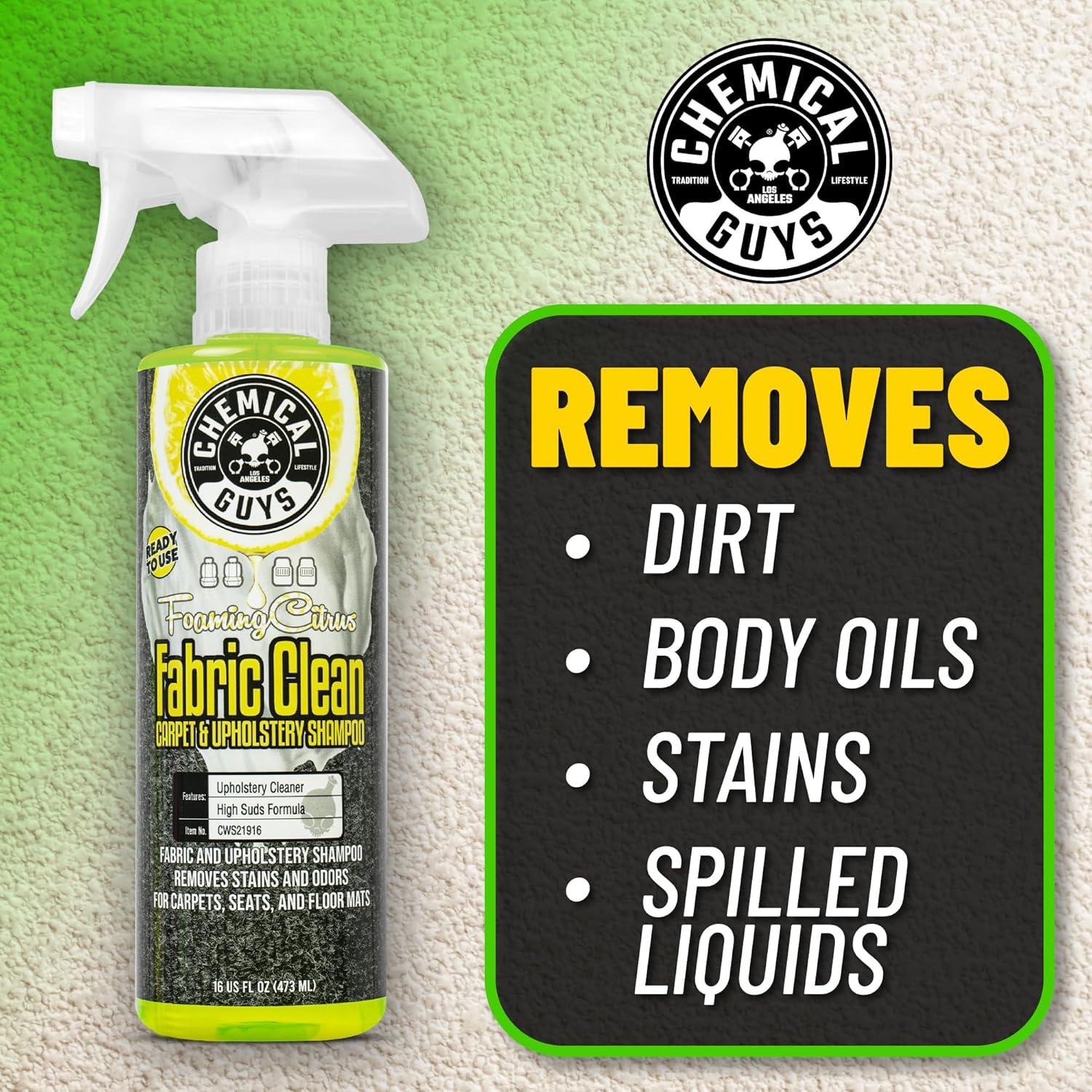 Limpiador de Tela Espumoso Chemical Guys CWS21916, 473 ml