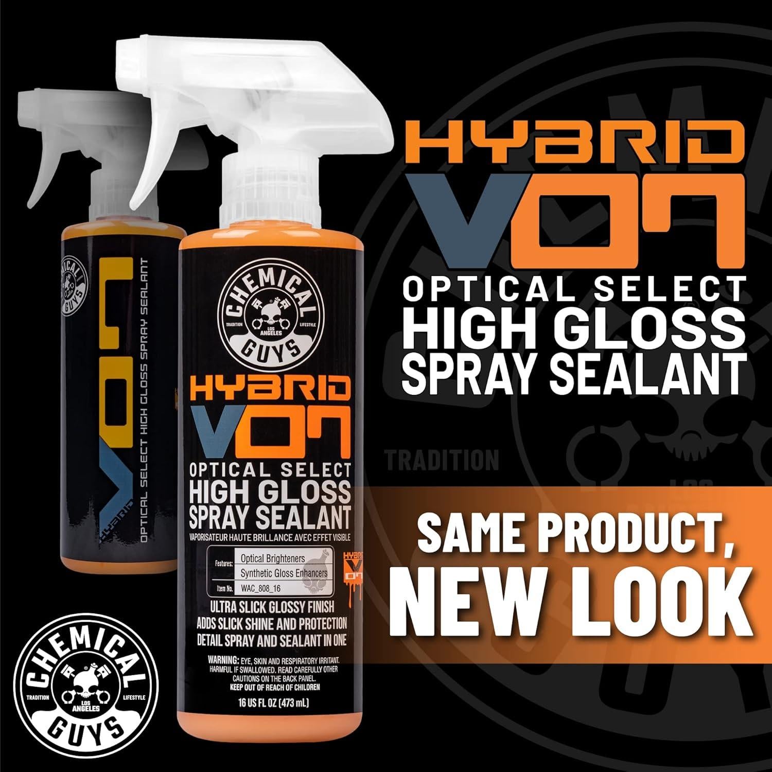 Sellador de Spray Chemical Guys Hybrid V7 16 oz - Alto Brillo