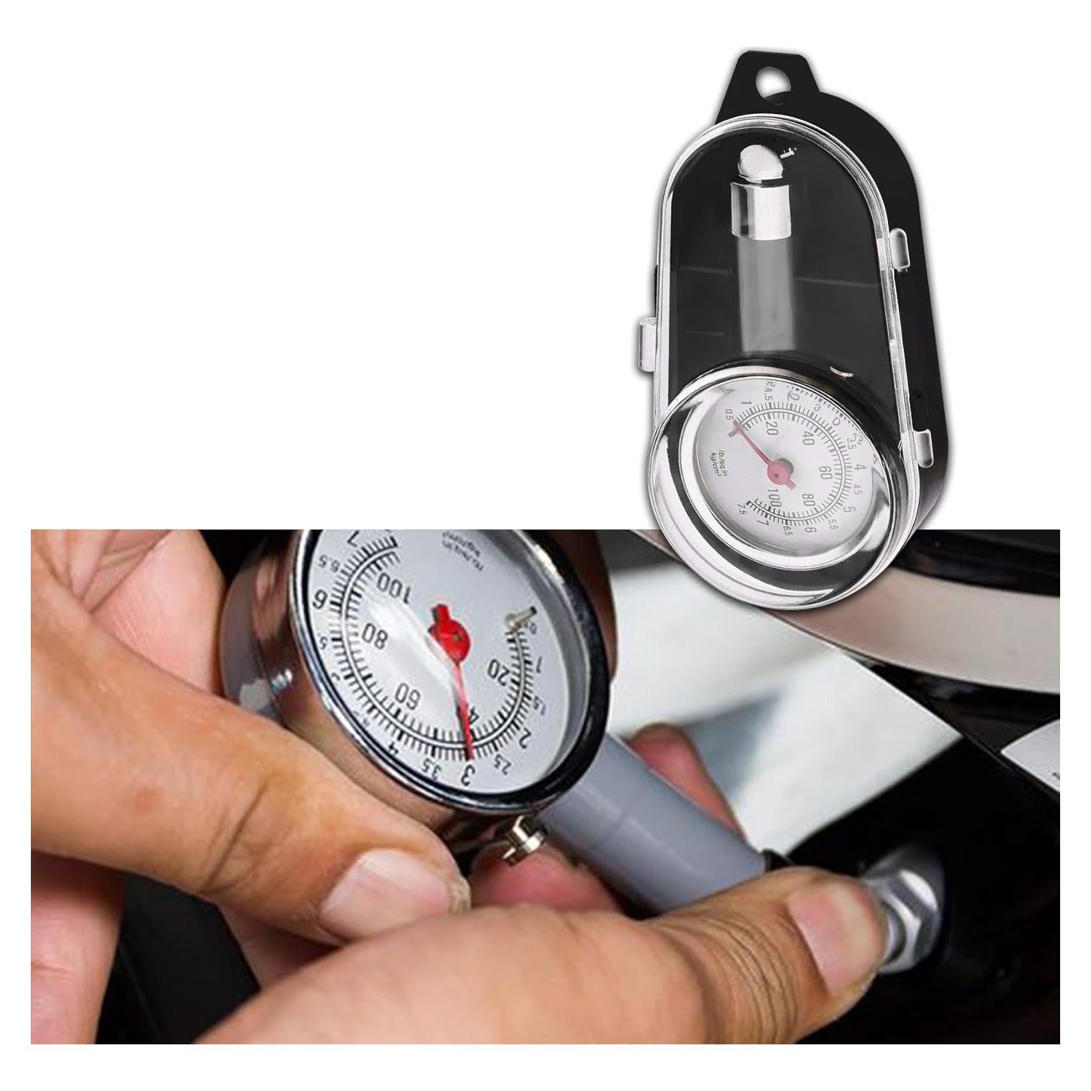 Manómetro de presión de neumáticos CHRYMUM 0-6.89 bar portátil