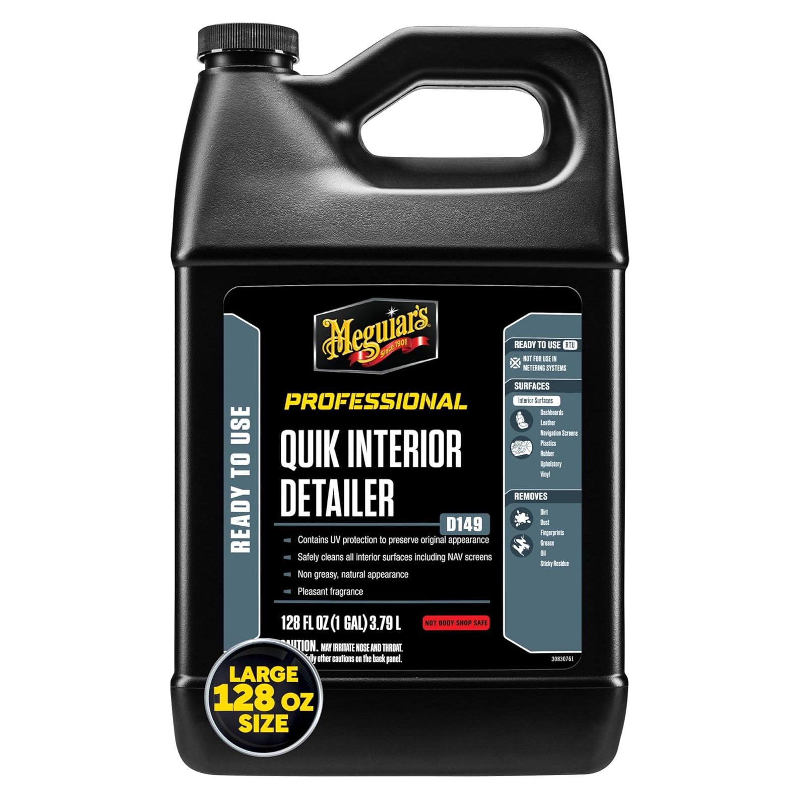 Detallador Quik para Interiores Meguiar's 3.79L Limpieza y Protección