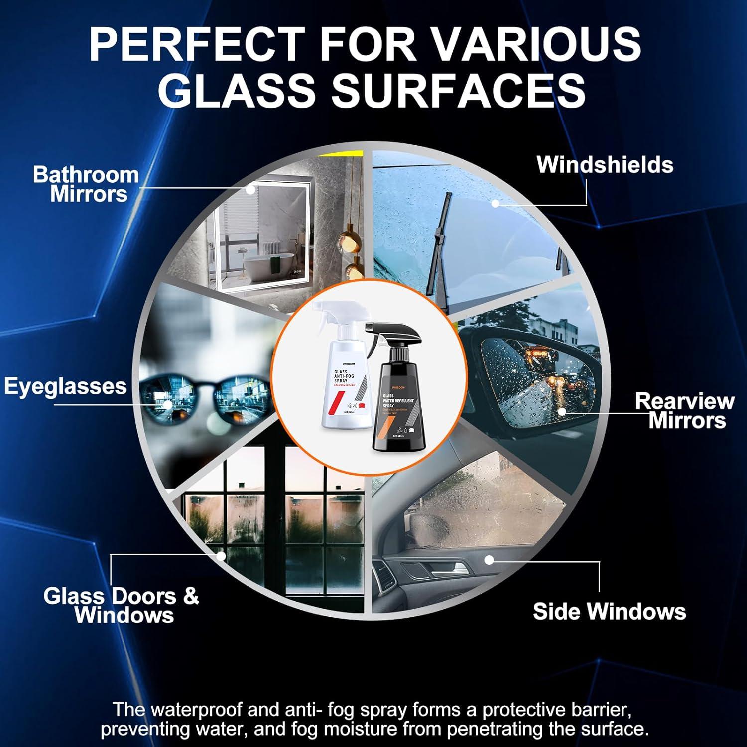 Pack 2 Spray Antivaho y Repelente de Agua SHIELDOM 260 ML