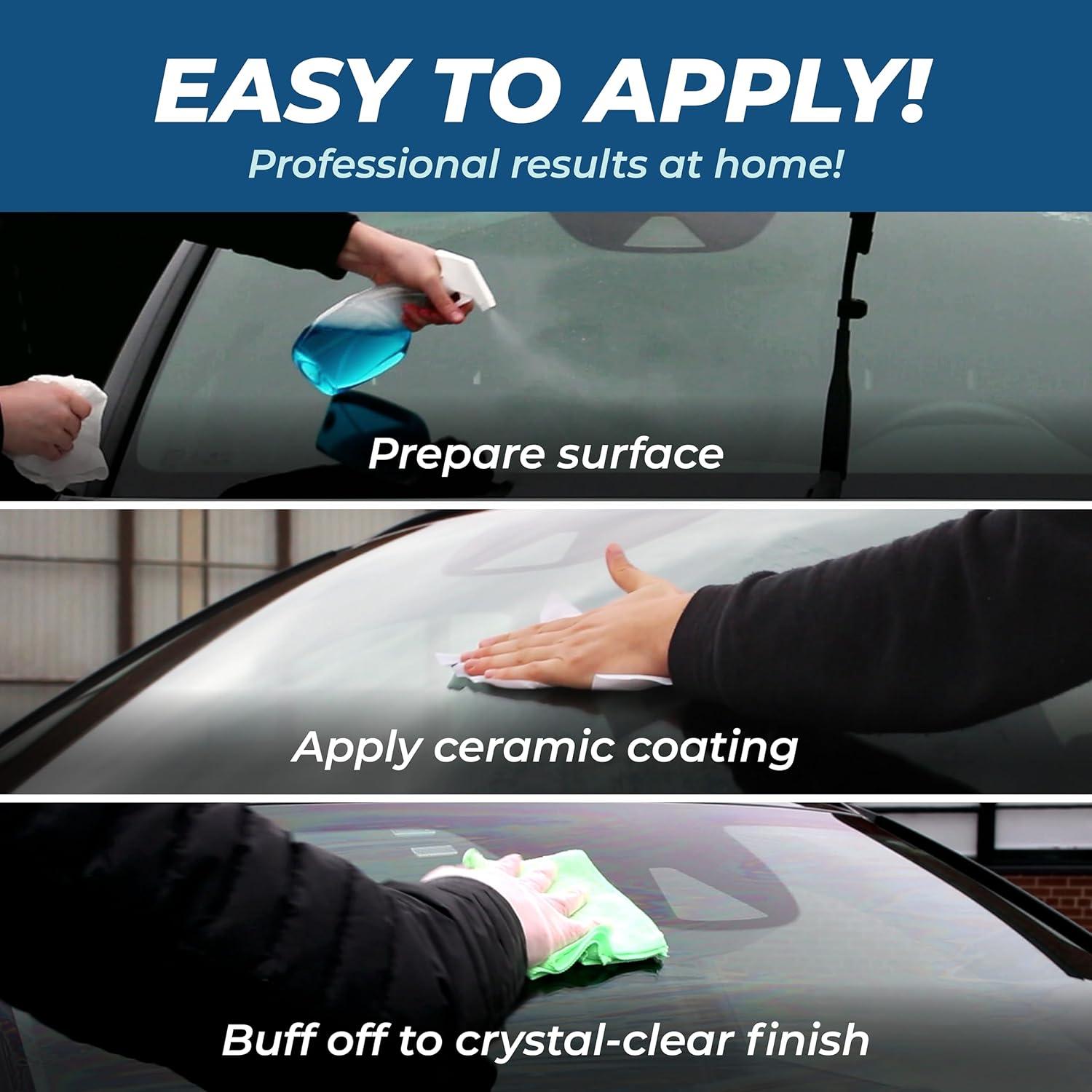 Kit de recubrimiento cerámico Detour para parabrisas - Hidrofóbico