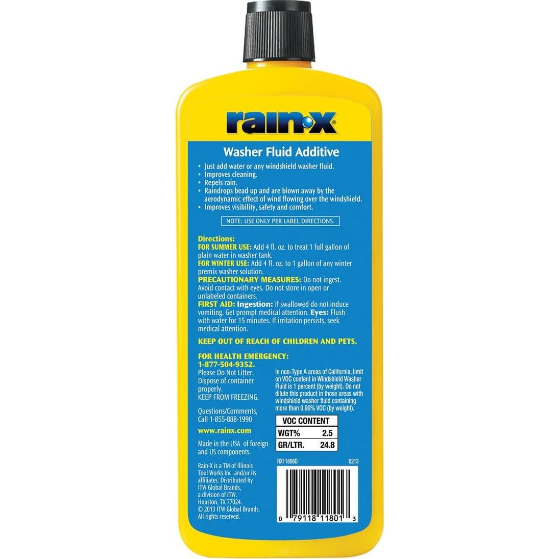 Aditivo Limpiaparabrisas Rain-X RX11806D 500 ml