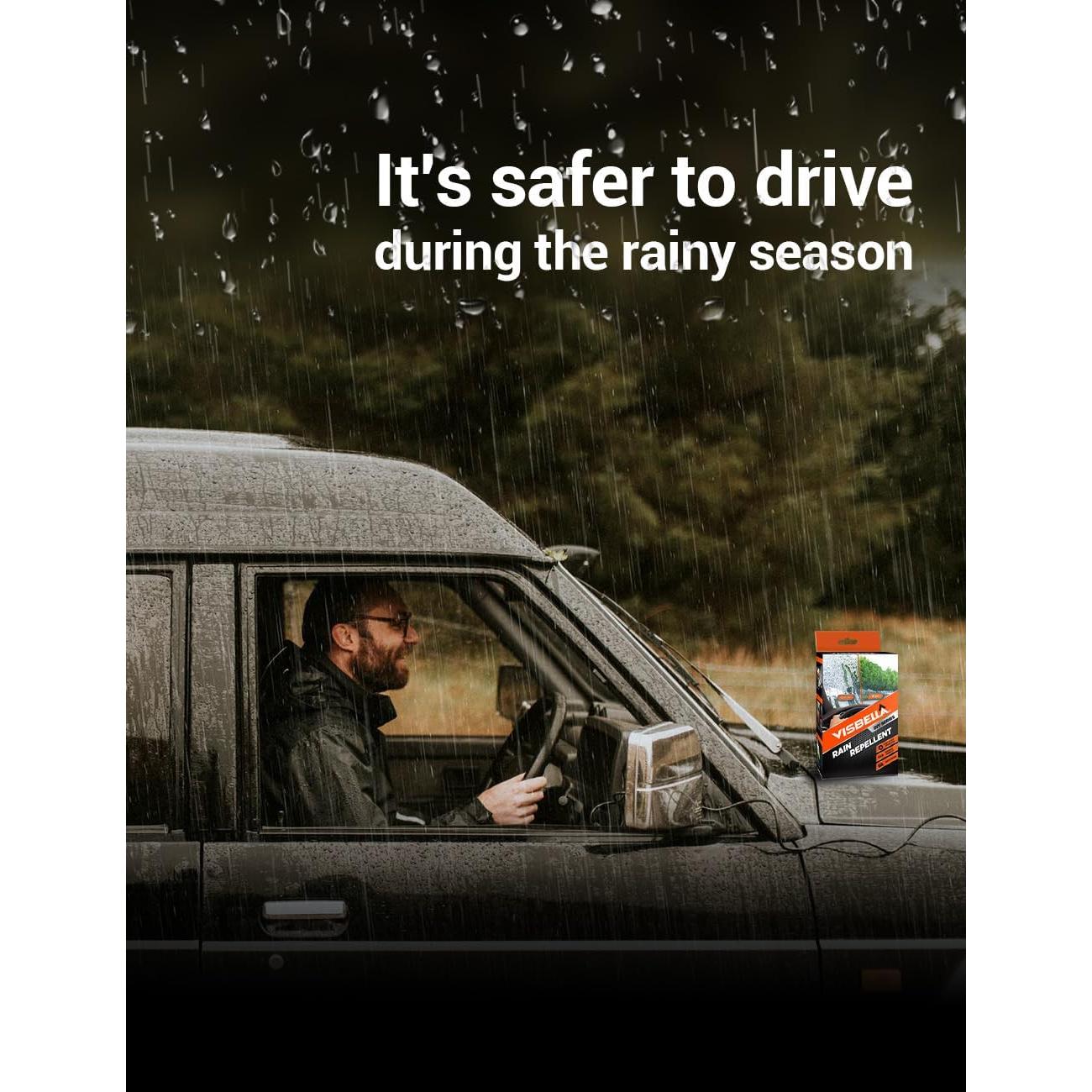 Repelente de Lluvia Visbella 100ml con Paño de Microfibra