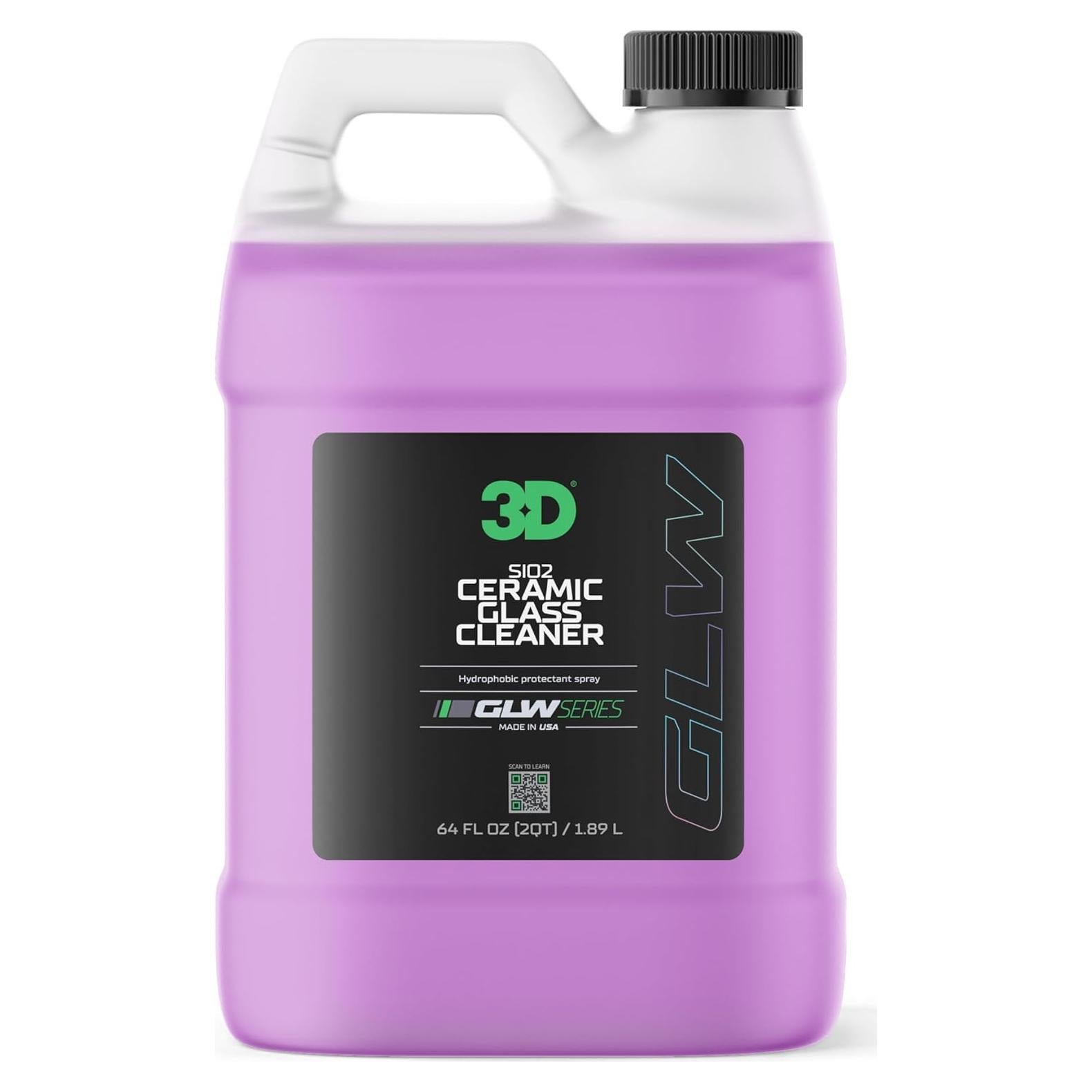 Limpiador de Vidrio Cerámico 3D GLW 1.89 L | Repelente de Agua