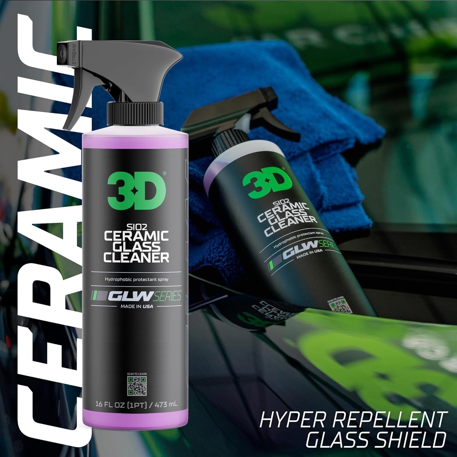 Limpiador de Vidrio Cerámico 3D GLW 1.89 L | Repelente de Agua
