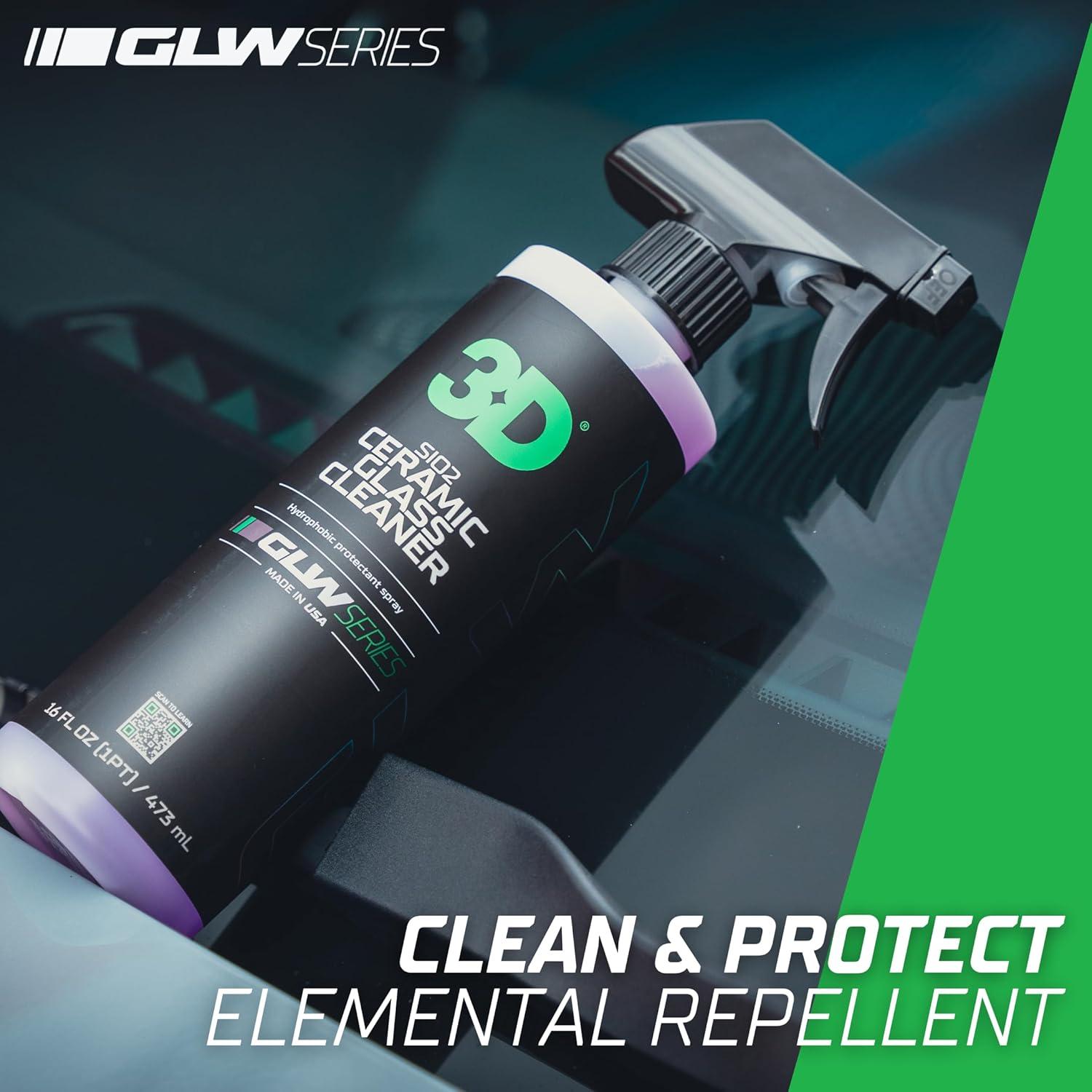Limpiador de Vidrio Cerámico 3D GLW 1.89 L | Repelente de Agua
