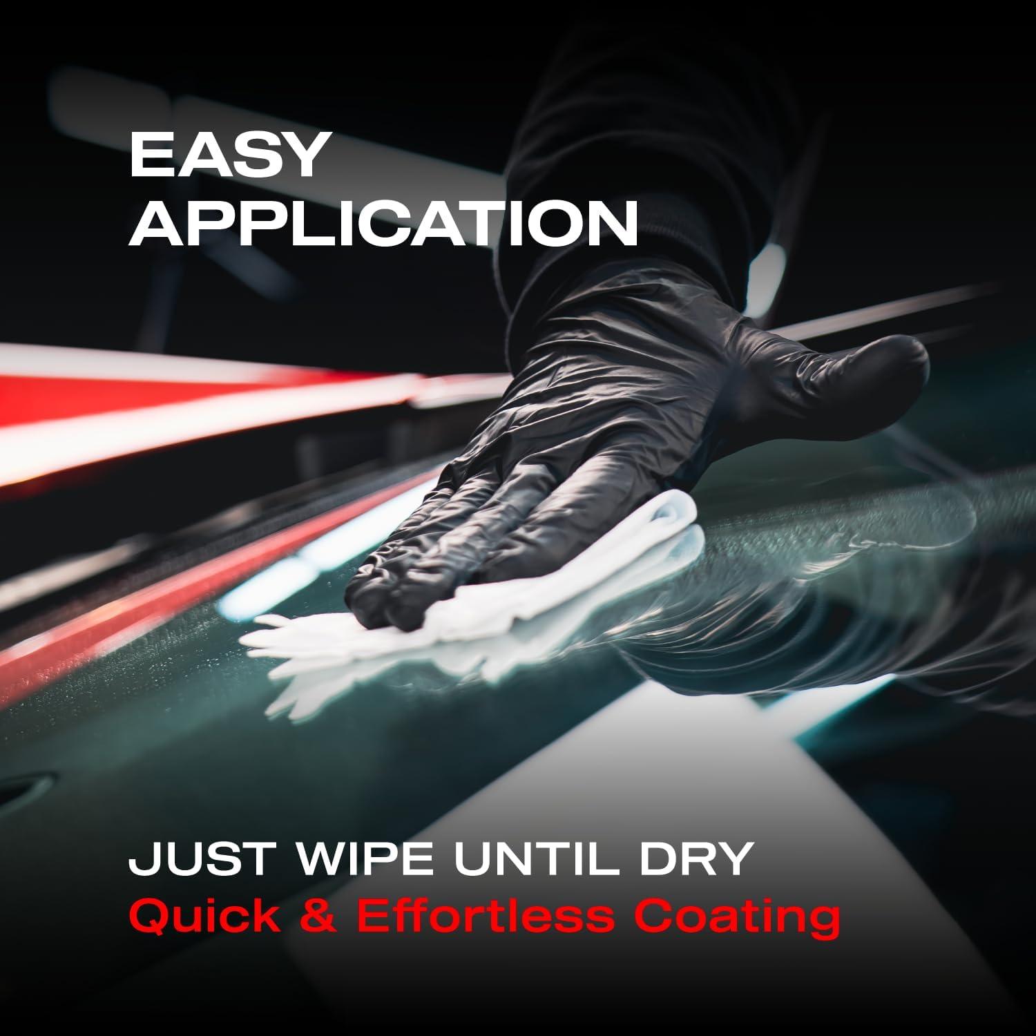 Nasiol GlasShield Wipe-On Kit Nano Repelente de Lluvia 24,14 km