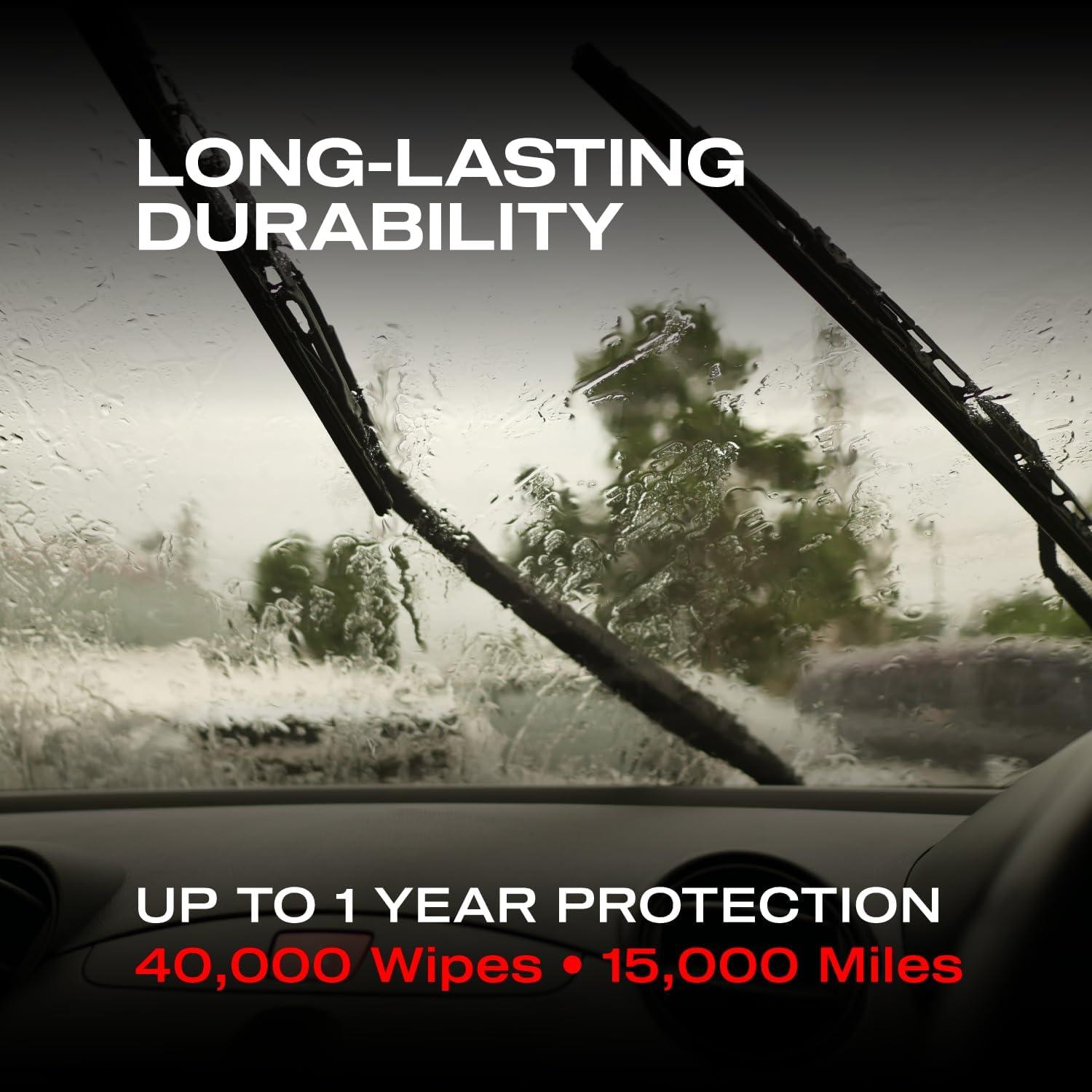 Nasiol GlasShield Wipe-On Kit Nano Repelente de Lluvia 24,14 km