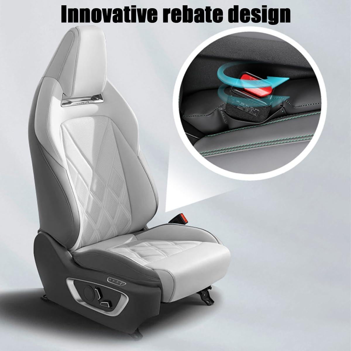 Relleno de Espacio para Asiento de Coche LKAHG Beige - 2 Piezas