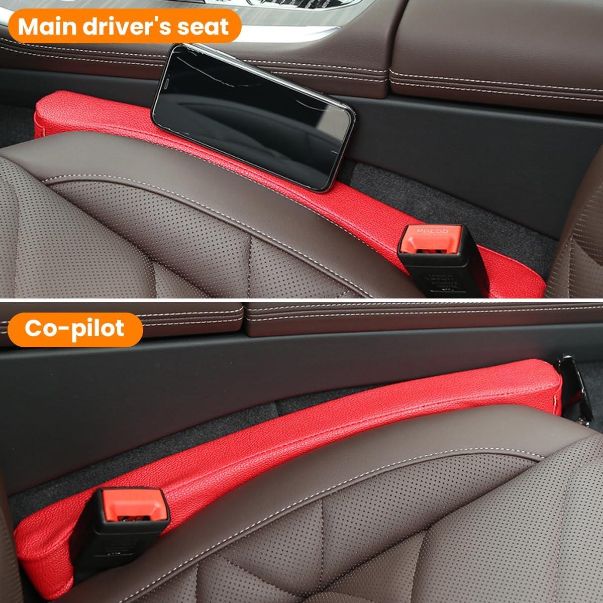 Relleno de Hueco de Asiento XINLIYA - 2 Piezas Rojo