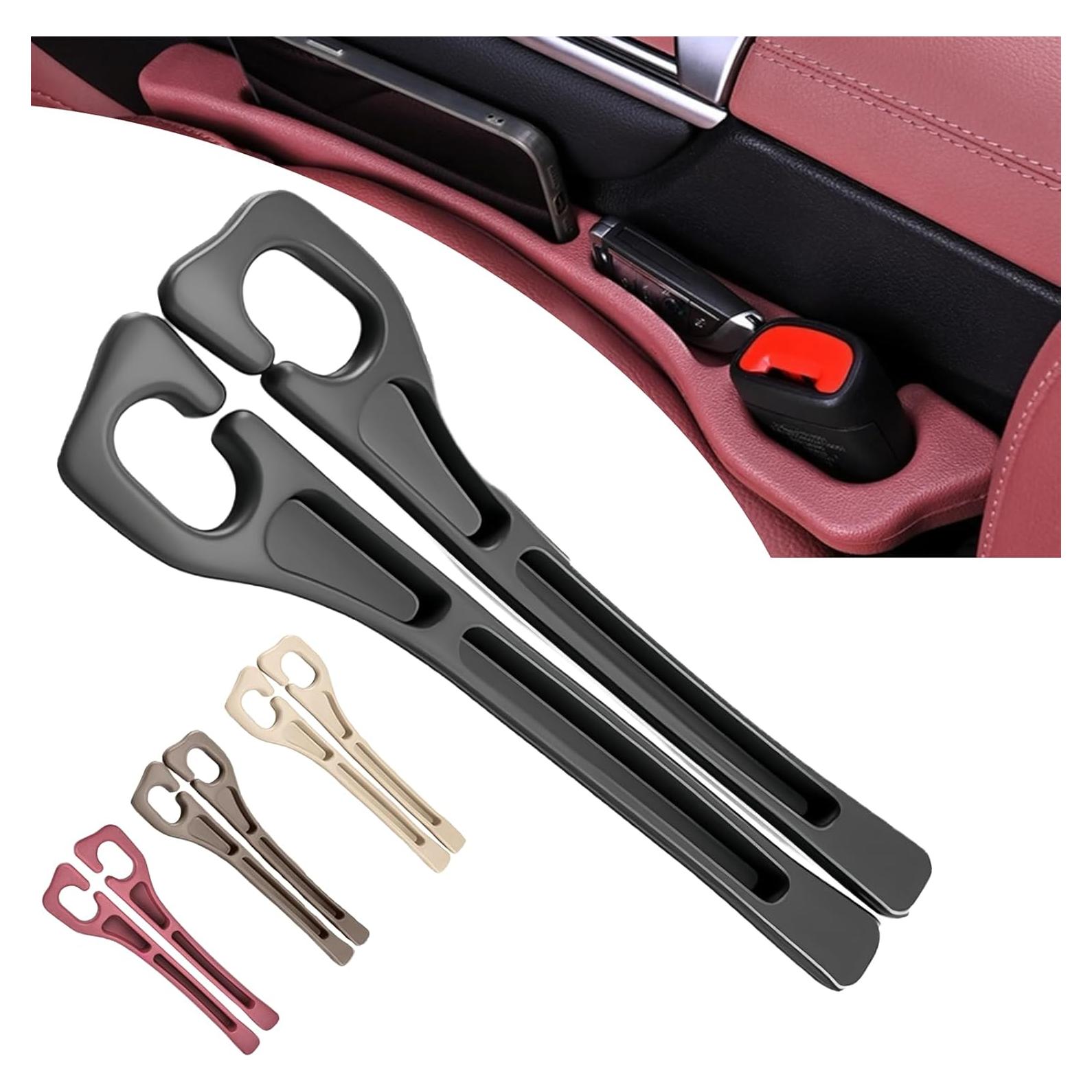 Organizador de Espacio entre Asientos de Coche Genérico 2PCS Negro