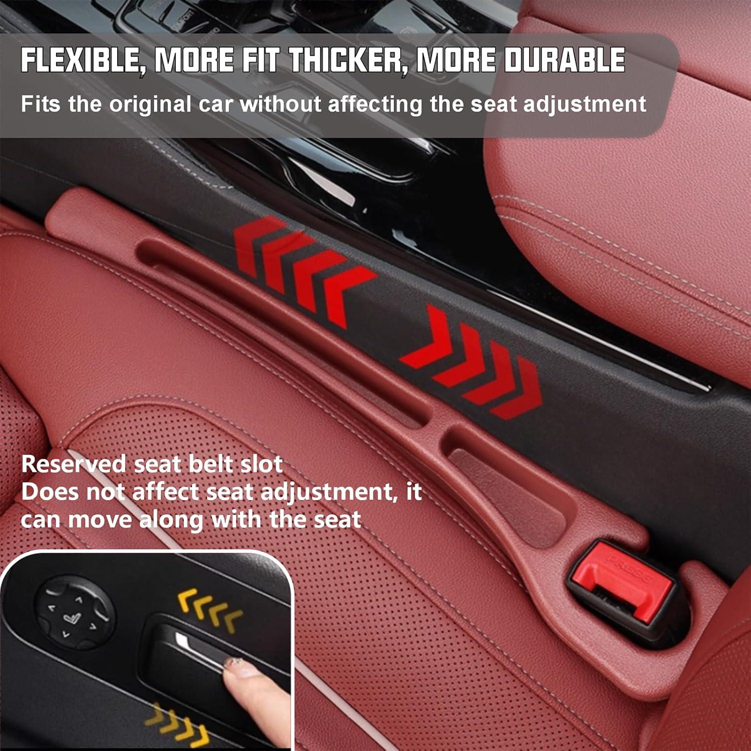 Organizador de Espacio entre Asientos de Coche Genérico 2PCS Negro