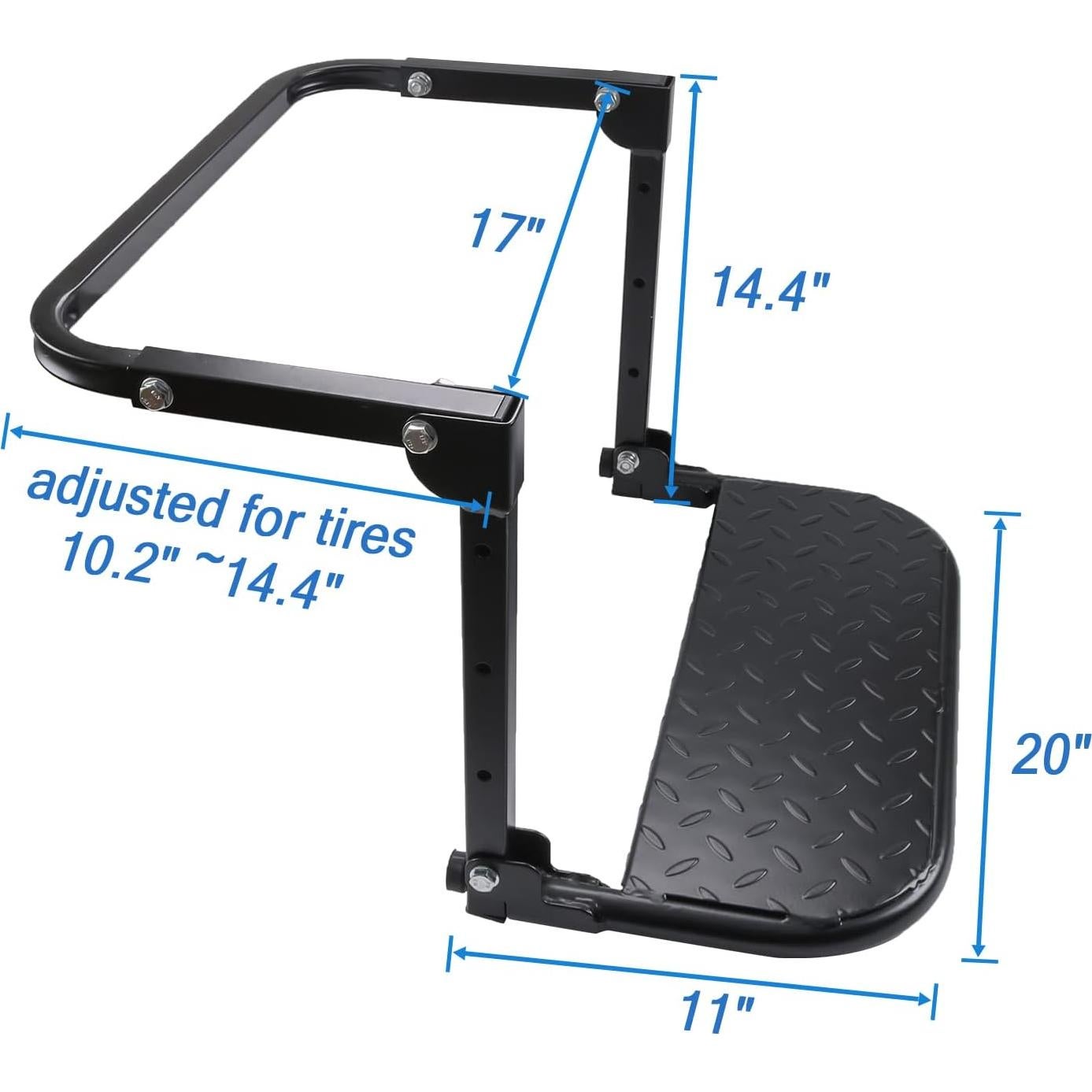 Escalón Plegable DICMIC para Neumáticos de Camión y SUV, 300 kg