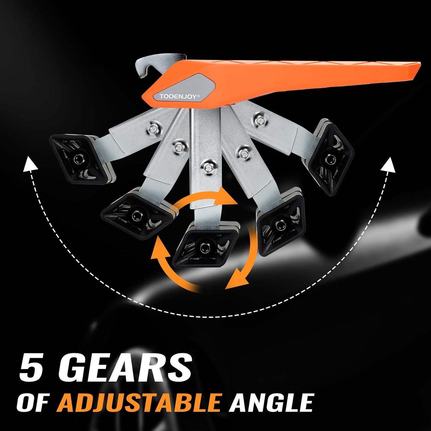 Escalón Plegable para Puerta de Coche Tooenjoy, Aluminio, 181 kg