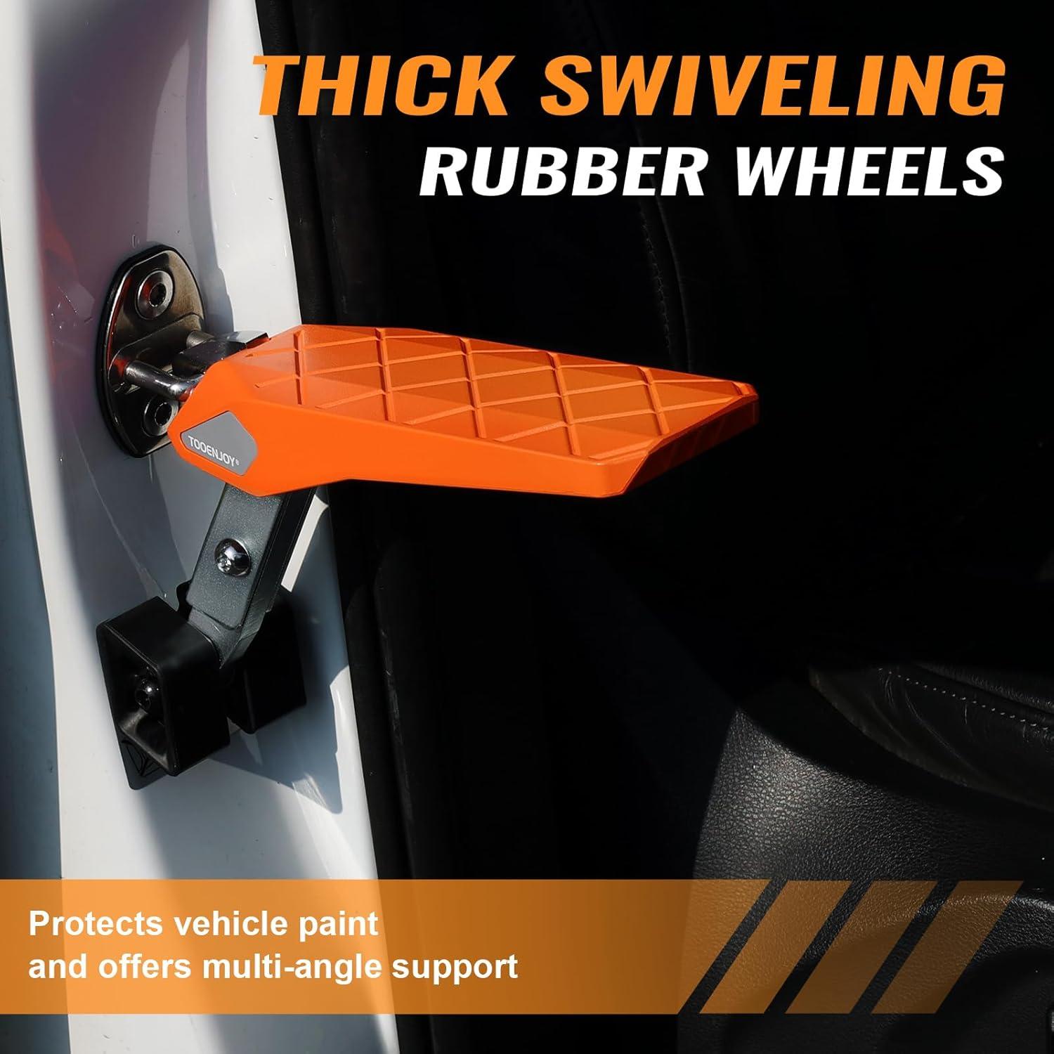 Escalón Plegable para Puerta de Coche Tooenjoy, Aluminio, 181 kg