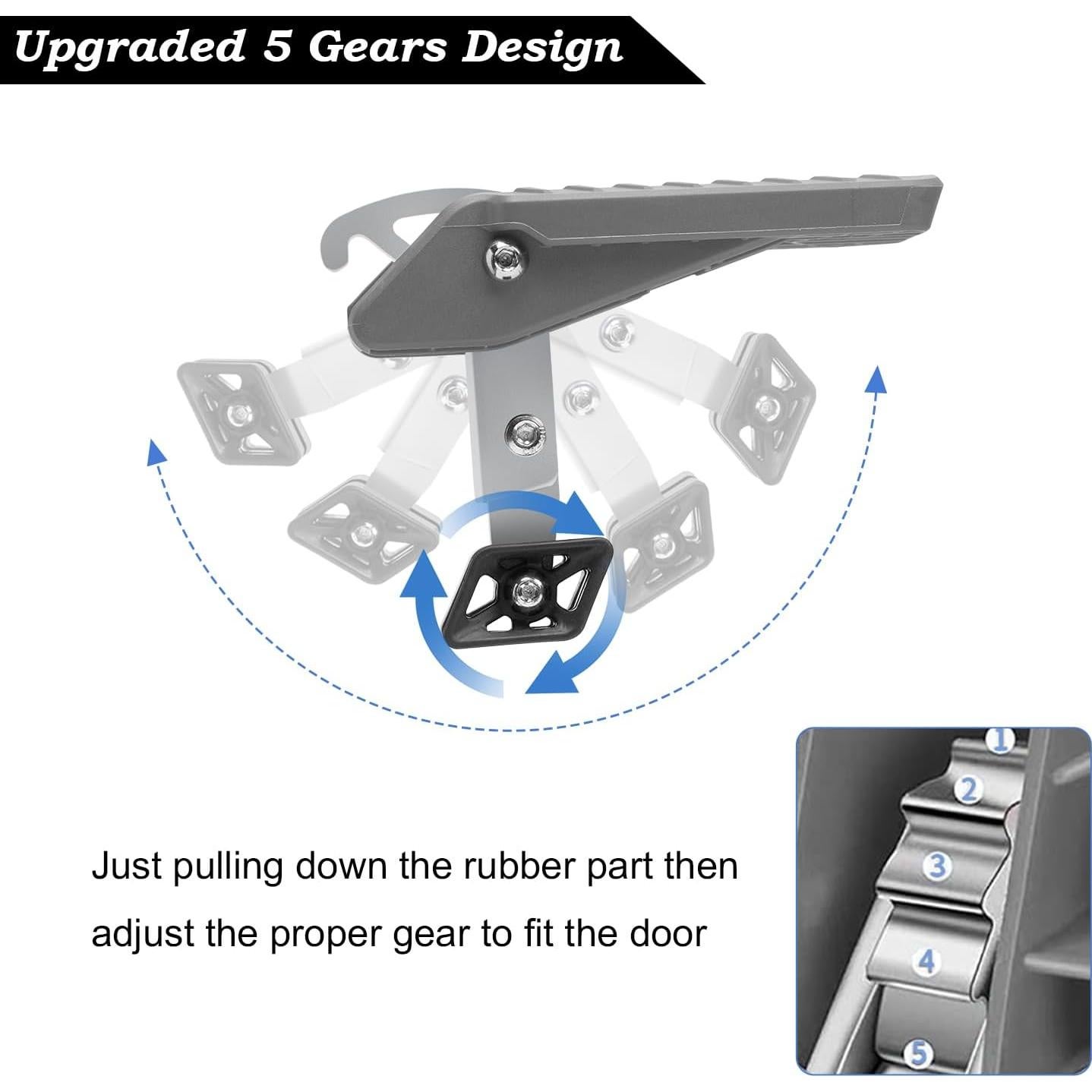 Escalón Plegable COWVIE para Puerta de Auto - Acceso Techo SUV