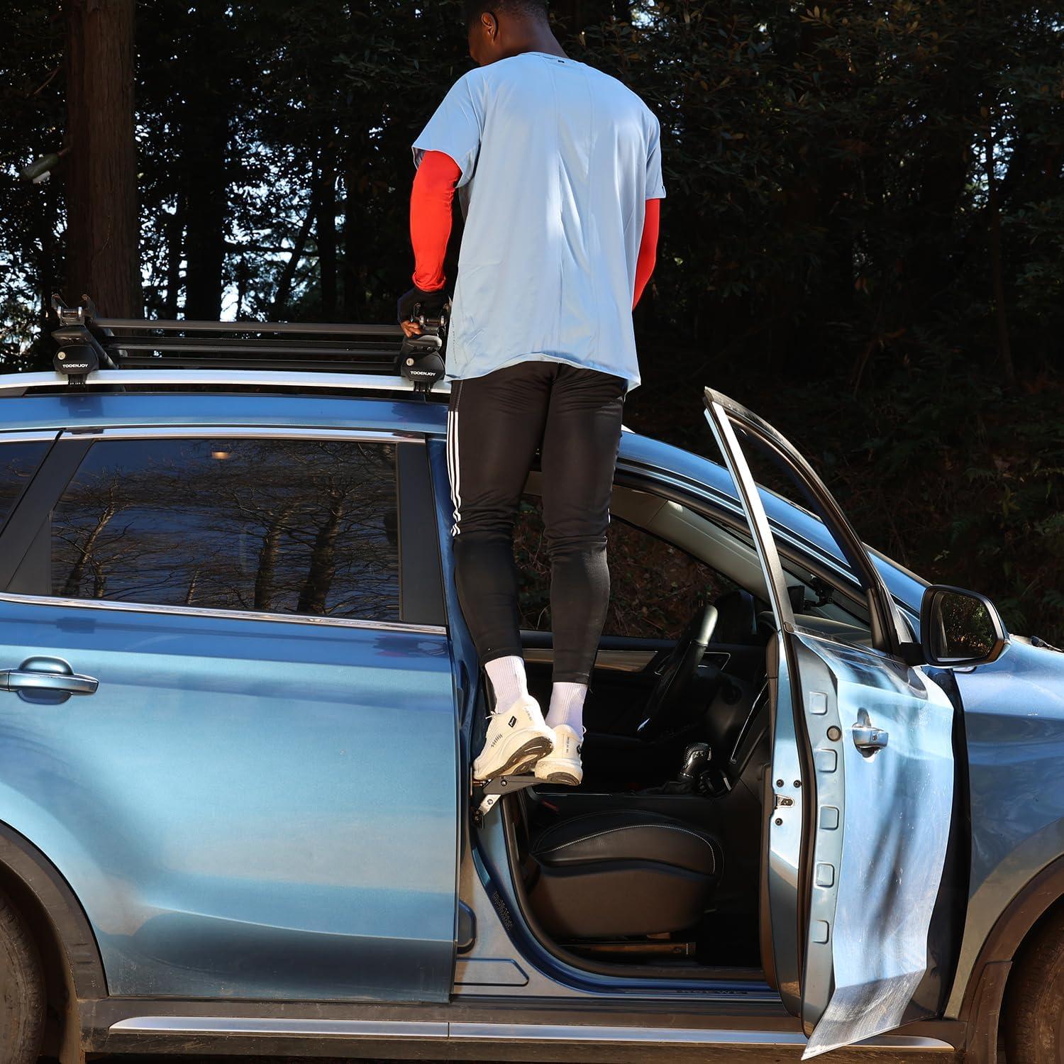 Escalón Plegable COWVIE para Puerta de Auto - Acceso Techo SUV