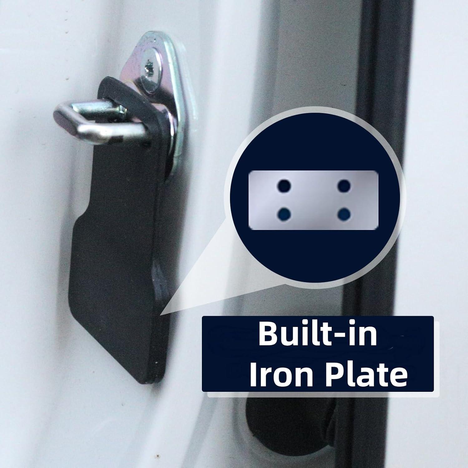 Protector de Puerta de Auto Sliglat -1, Acero Inoxidable y Goma