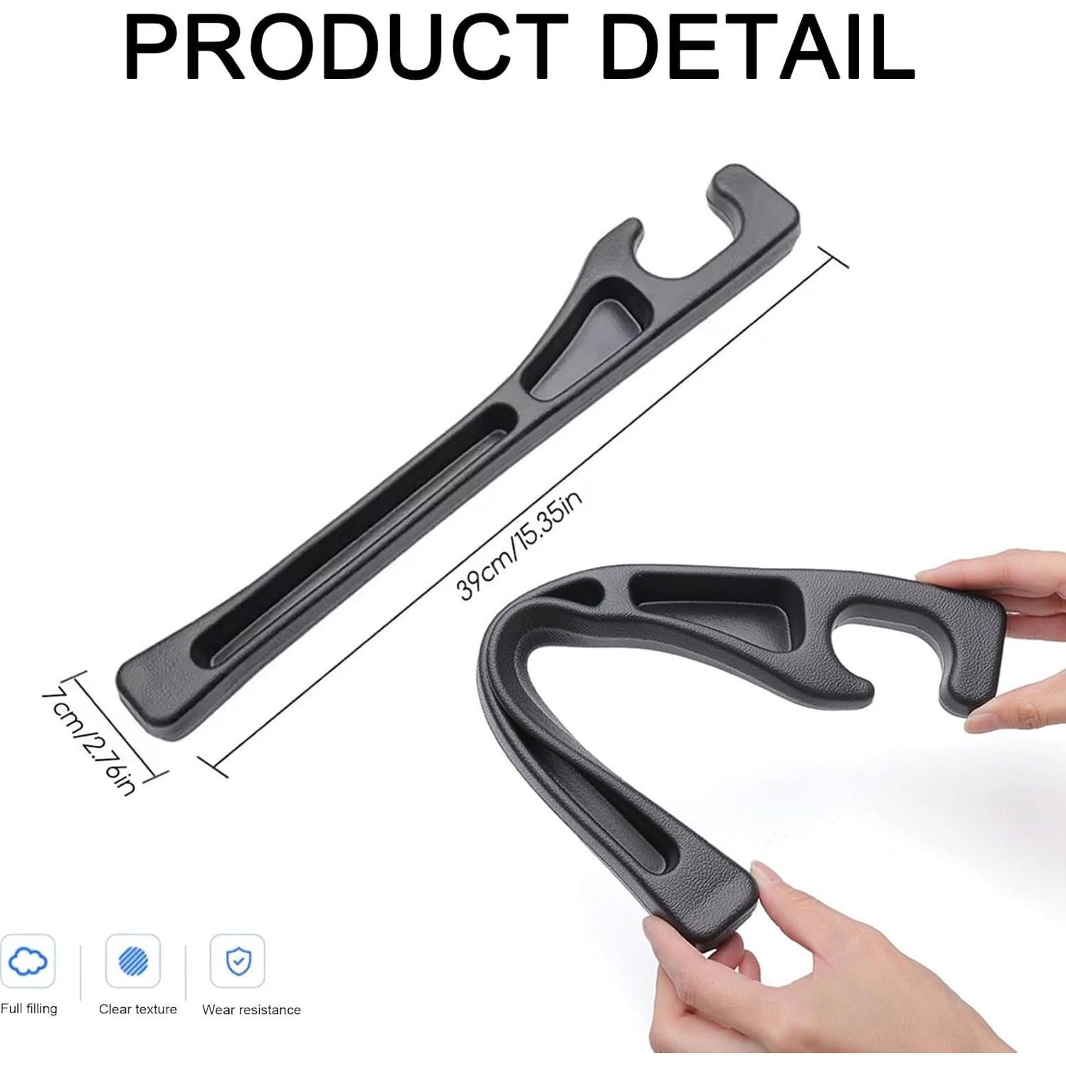 Relleno de Espacio de Asiento de Coche Z-oneMart Negro