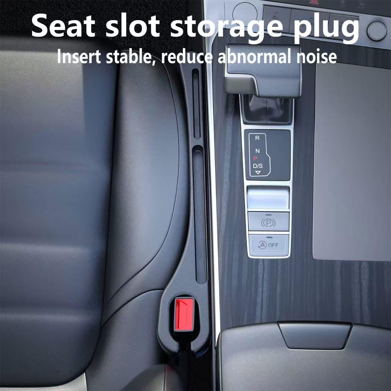 Juego de Relleno Espacio Asiento Coche Genérico Negro 2 Piezas