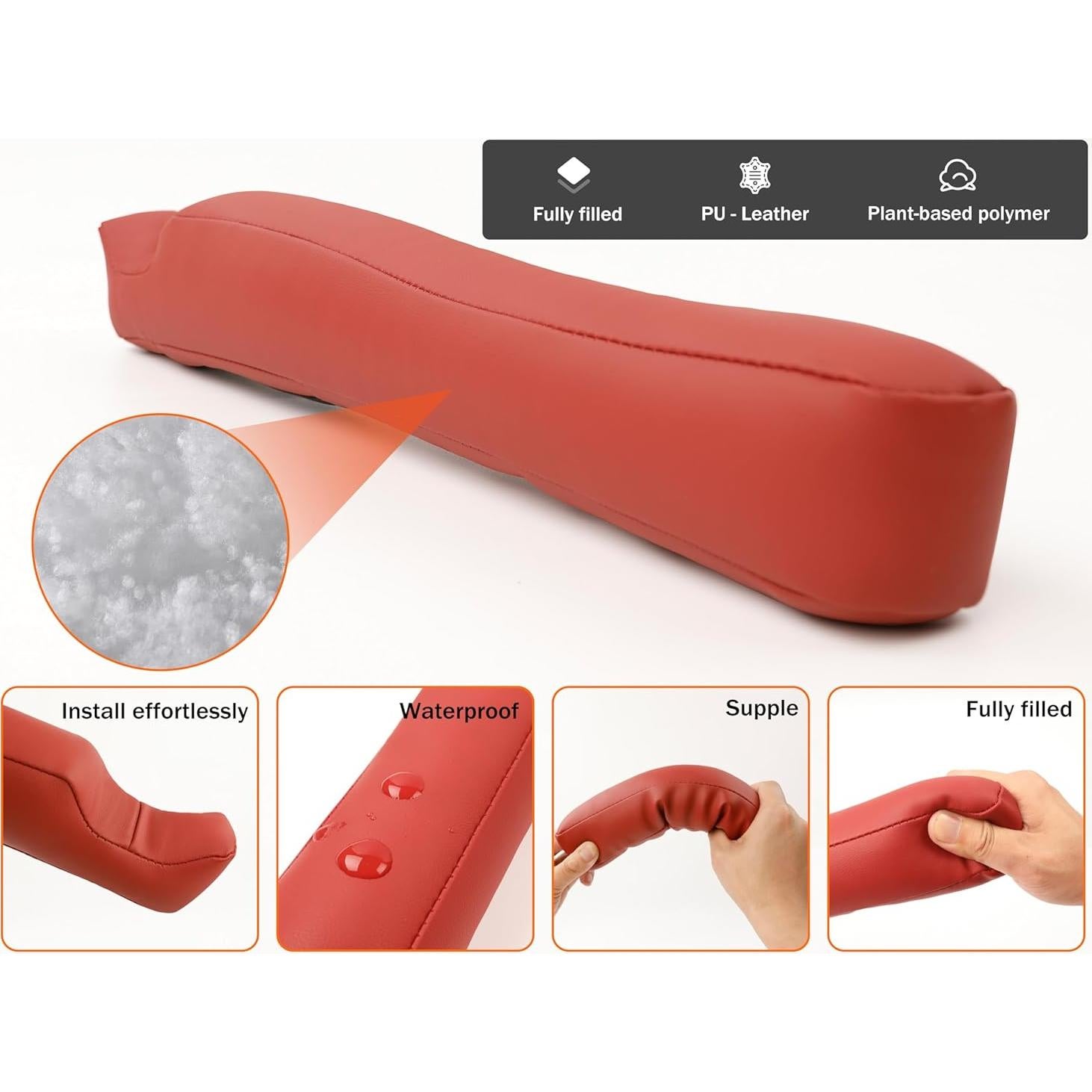 Relleno de Espacio para Asiento de Coche Lisheng Negro