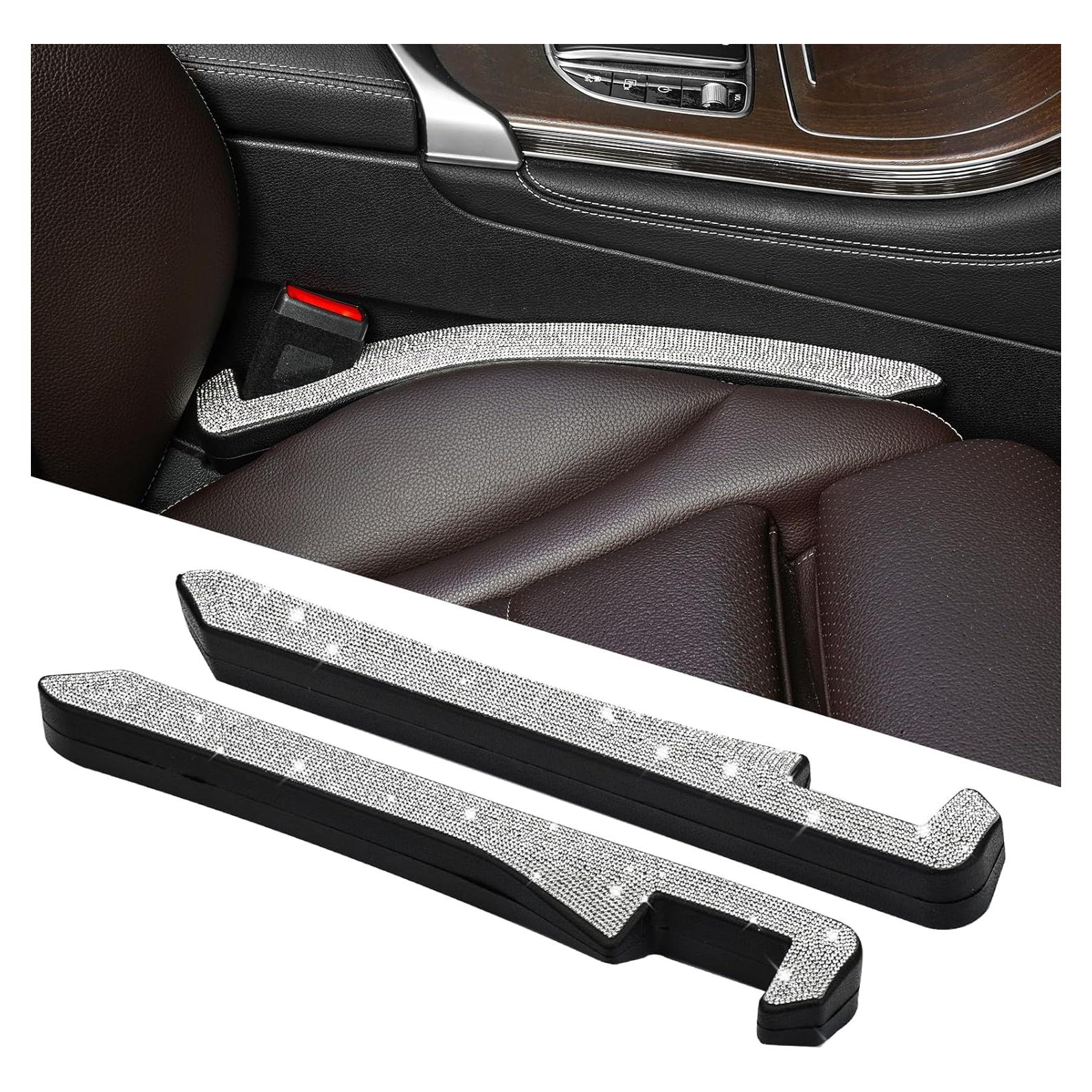 Rellenos de Espacio para Asiento de Coche cwboine - 2 Piezas Blanco