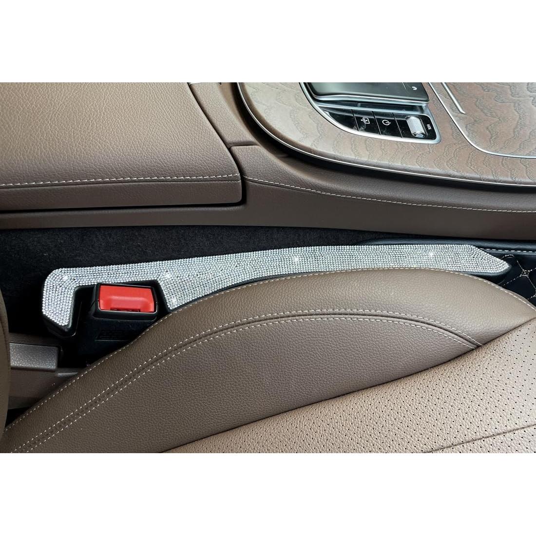 Rellenos de Espacio para Asiento de Coche cwboine - 2 Piezas Blanco