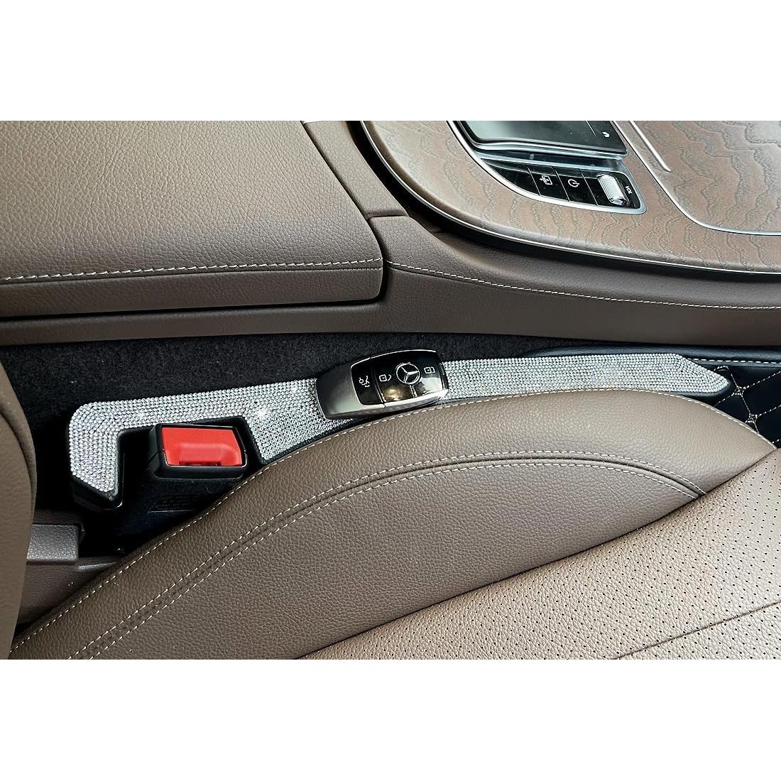 Rellenos de Espacio para Asiento de Coche cwboine - 2 Piezas Blanco