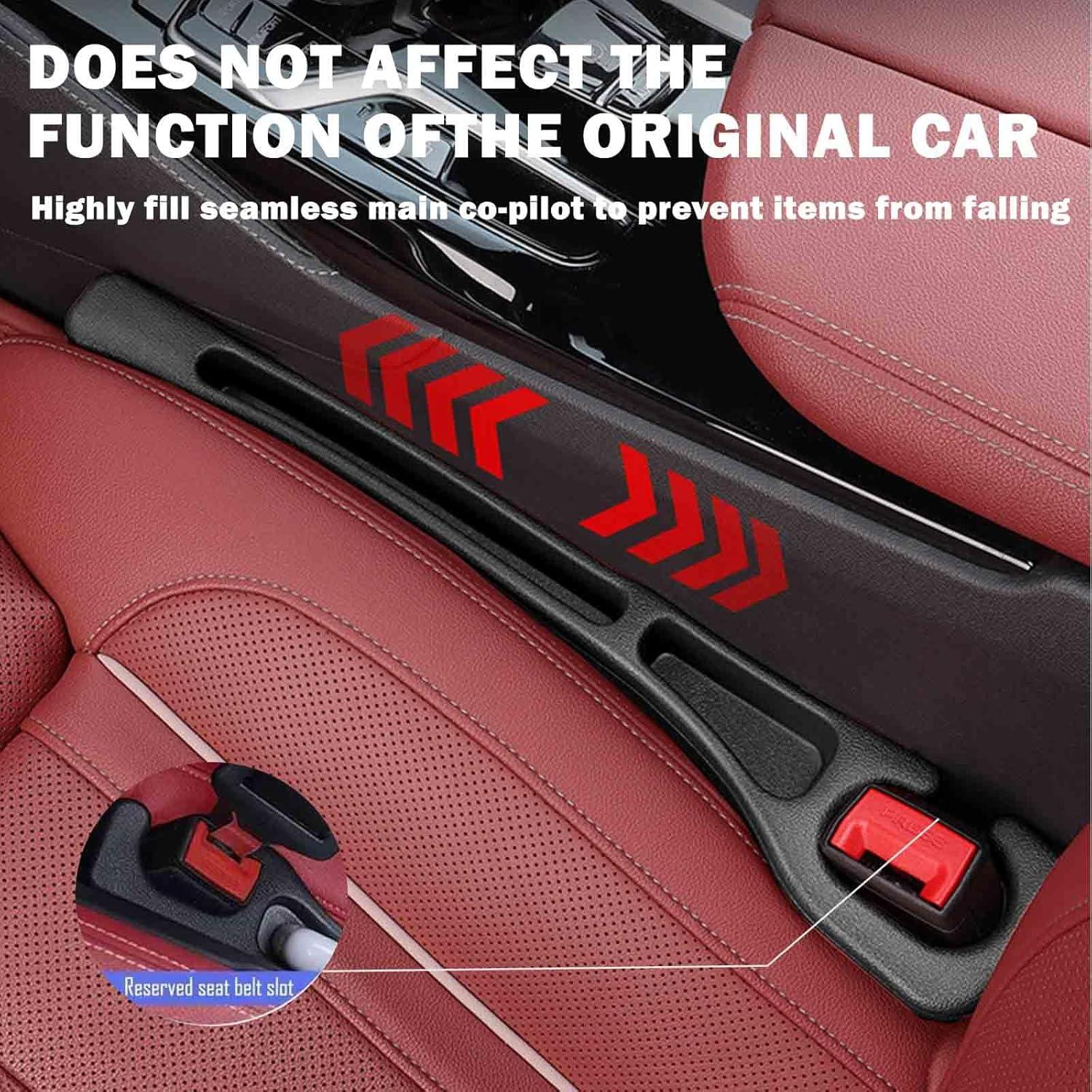 Relleno de Espacio de Asiento de Coche Z-oneMart 2 Piezas