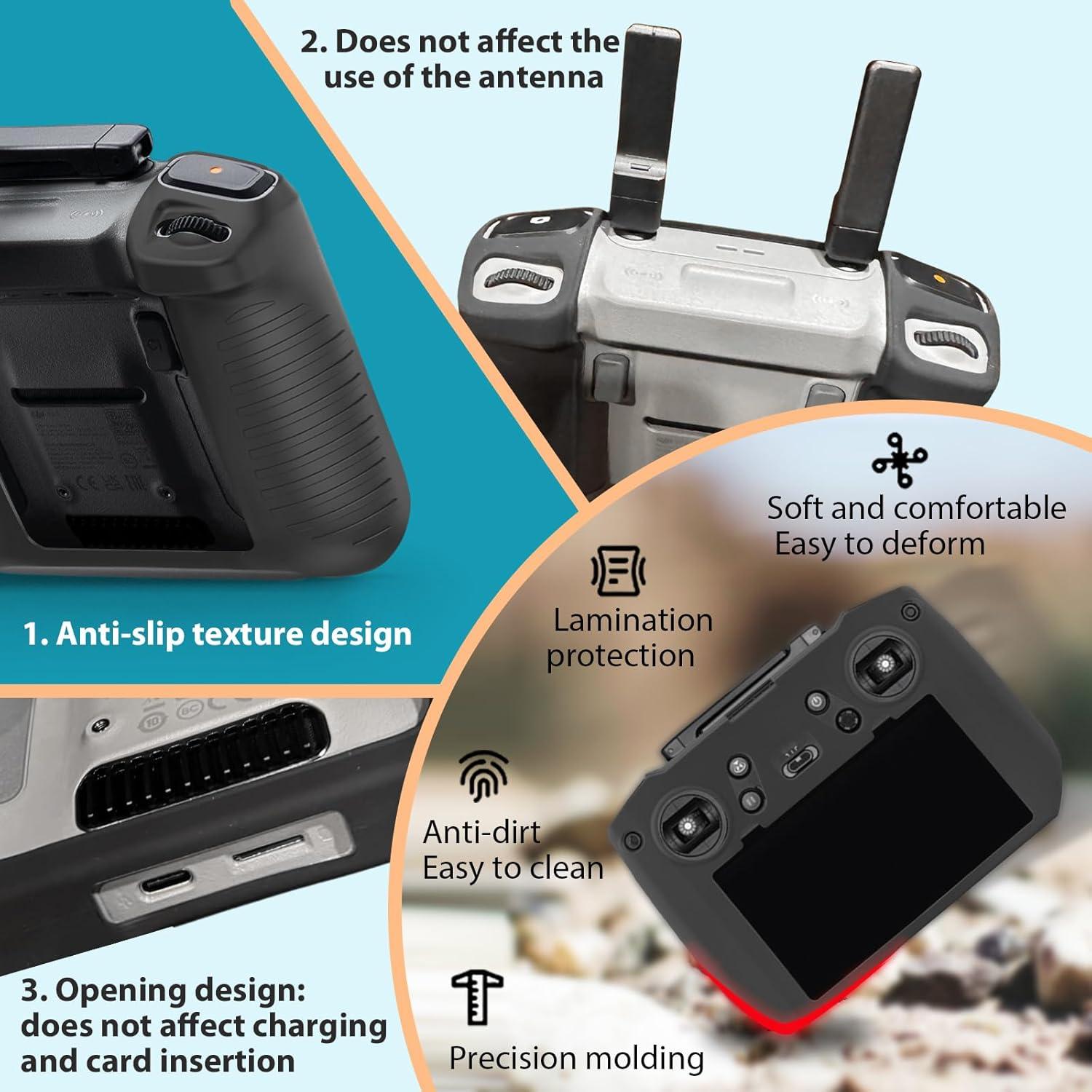 Funda Protectora de Silicona para Controlador DJI RC 2 y Mini 4 Pro