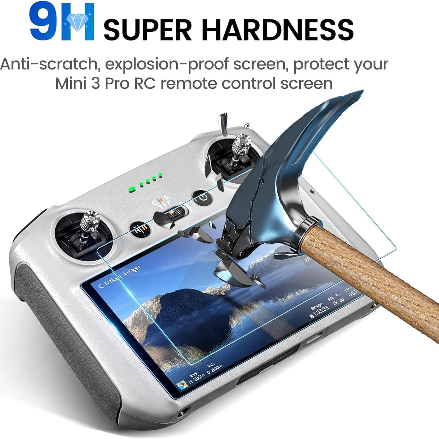 Protector de Pantalla de Vidrio Templado STARTRC para DJI Mini 4 Pro